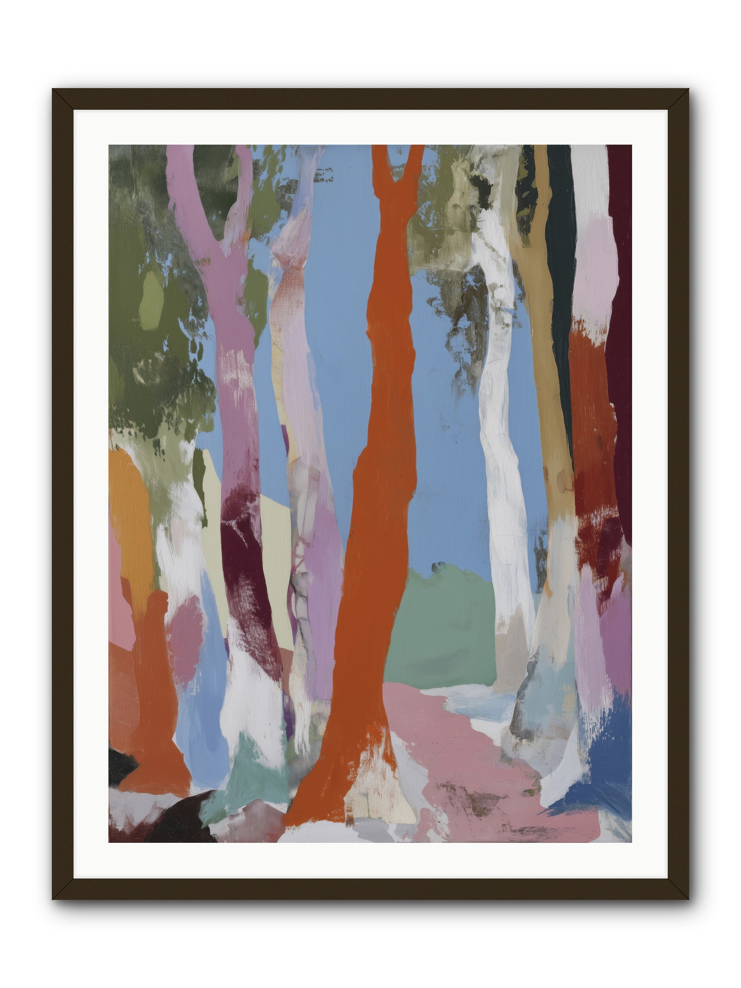 Rainwater Echoes -- Framed Print - Black 30x40