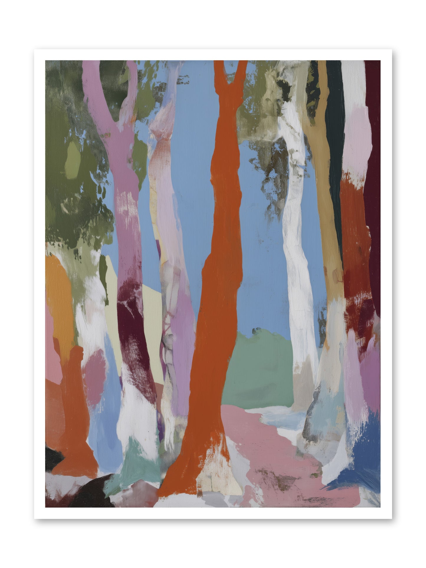 Rainwater Echoes -- Loose Canvas Print 30x40