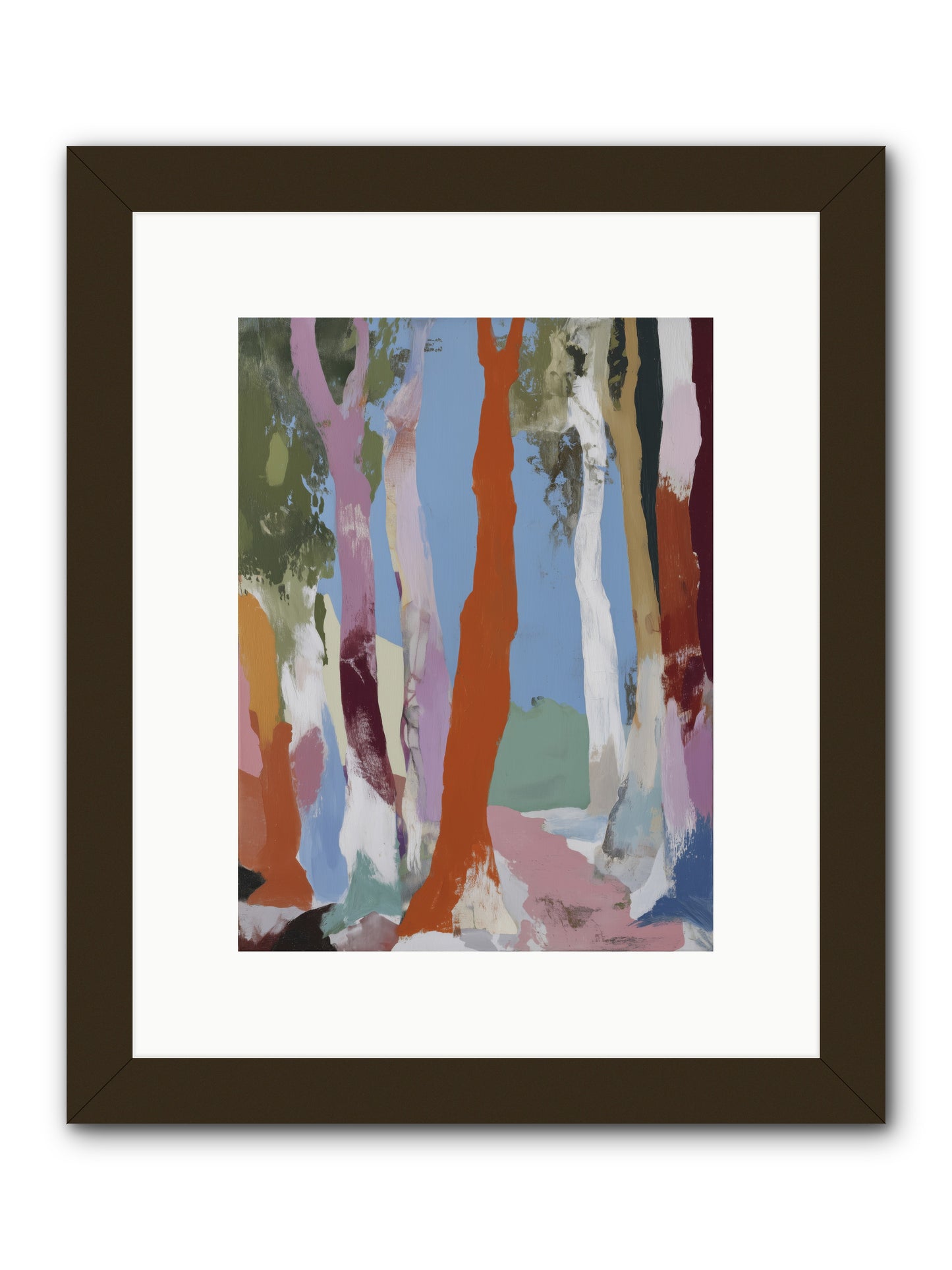 Rainwater Echoes -- Framed Print - Black 9x12