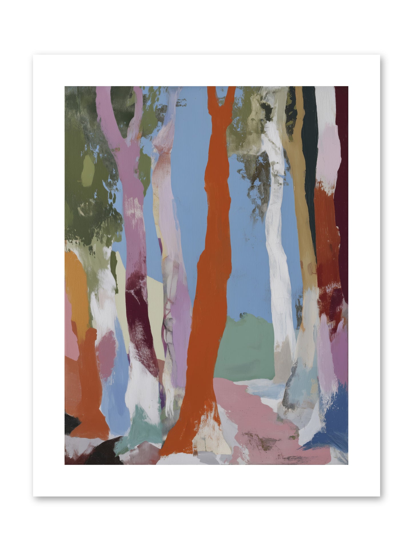 Rainwater Echoes -- Paper Print 9x12