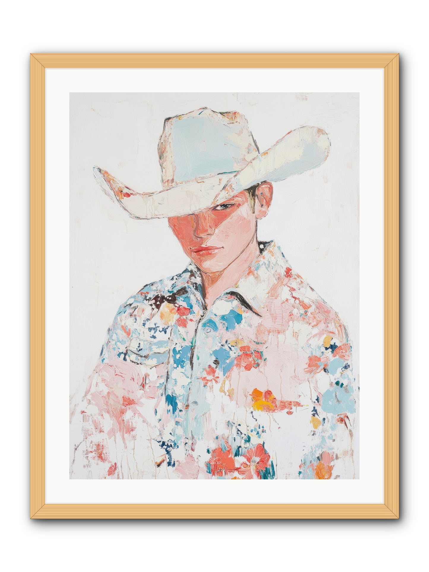 Ranch Hand -- Framed Print - Natural 24x32