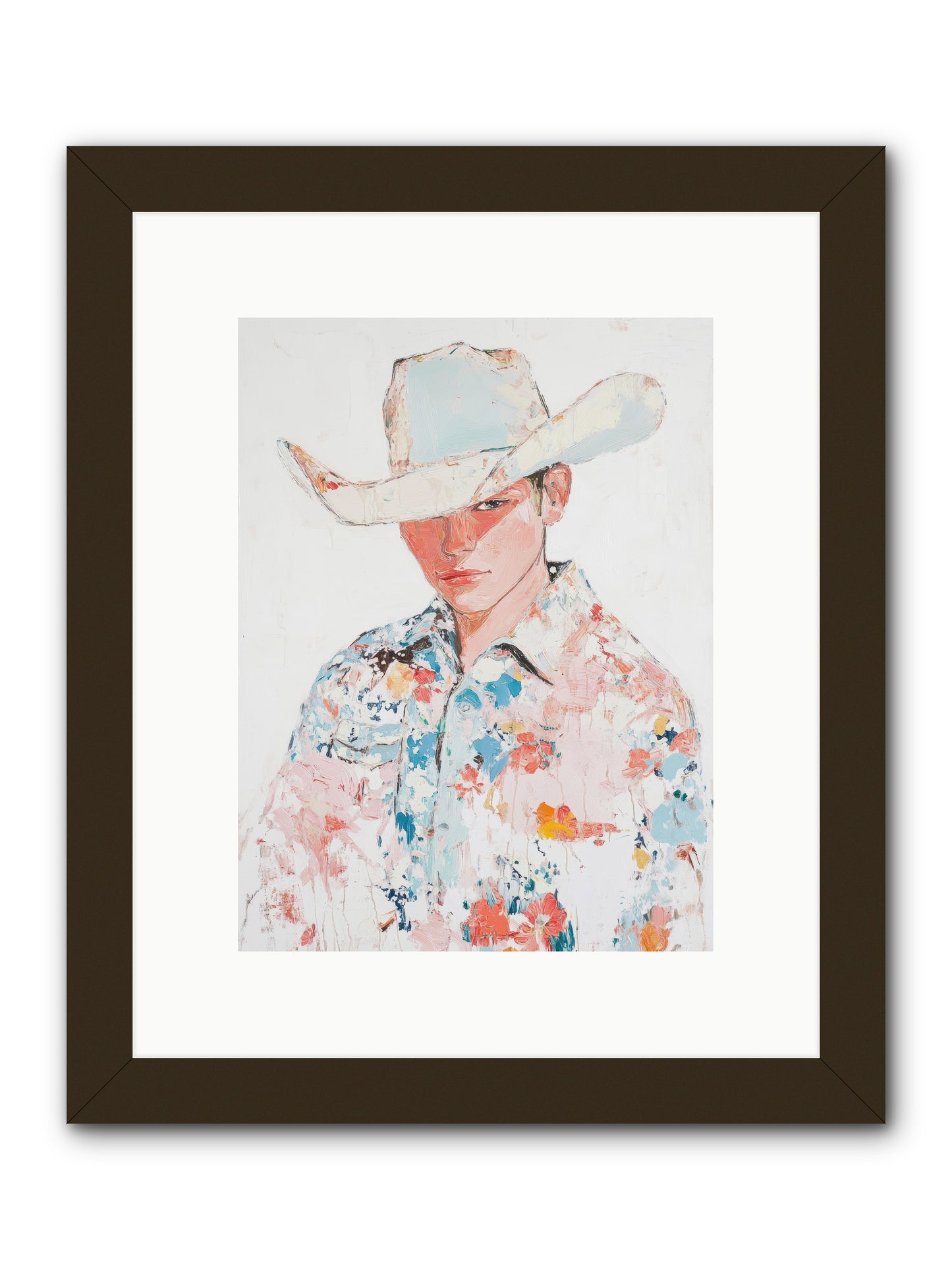 Ranch Hand -- Framed Print - Black 9x12