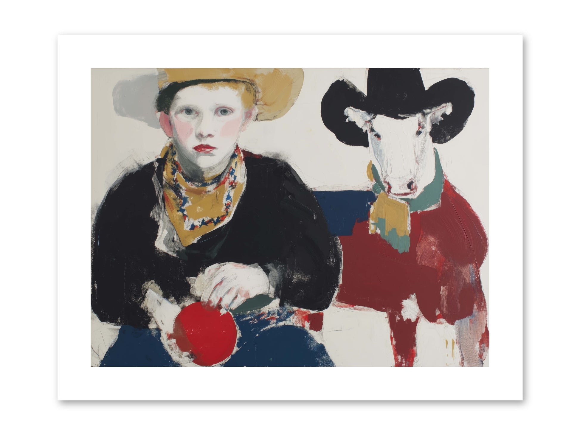 Ranch-Raised & Wild-Hearted -- Paper Print 12x9