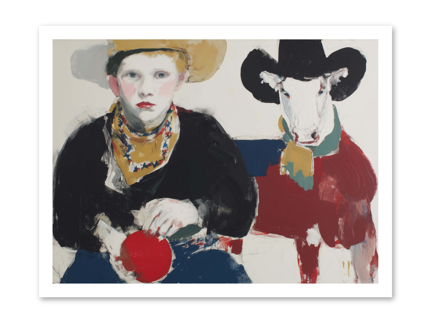 Ranch-Raised & Wild-Hearted -- Paper Print 24x18