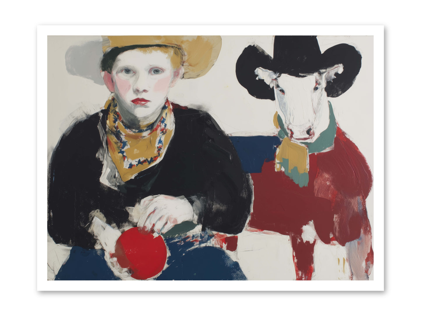 Ranch-Raised & Wild-Hearted -- Paper Print 32x24