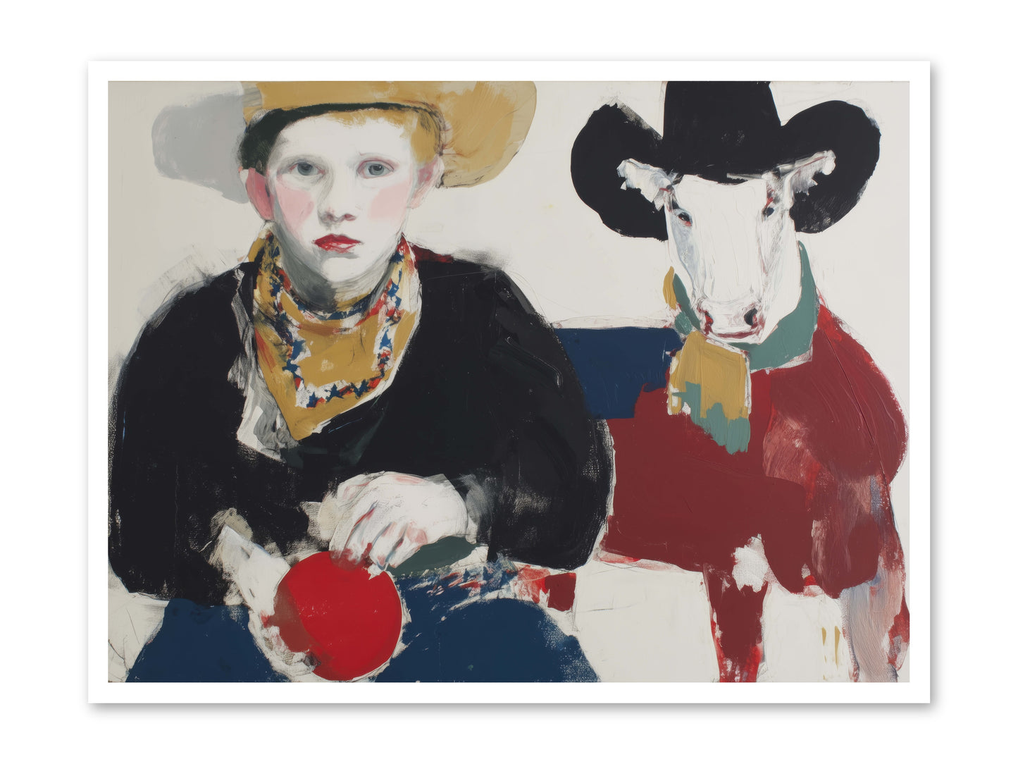 Ranch-Raised & Wild-Hearted -- Paper Print 40x30