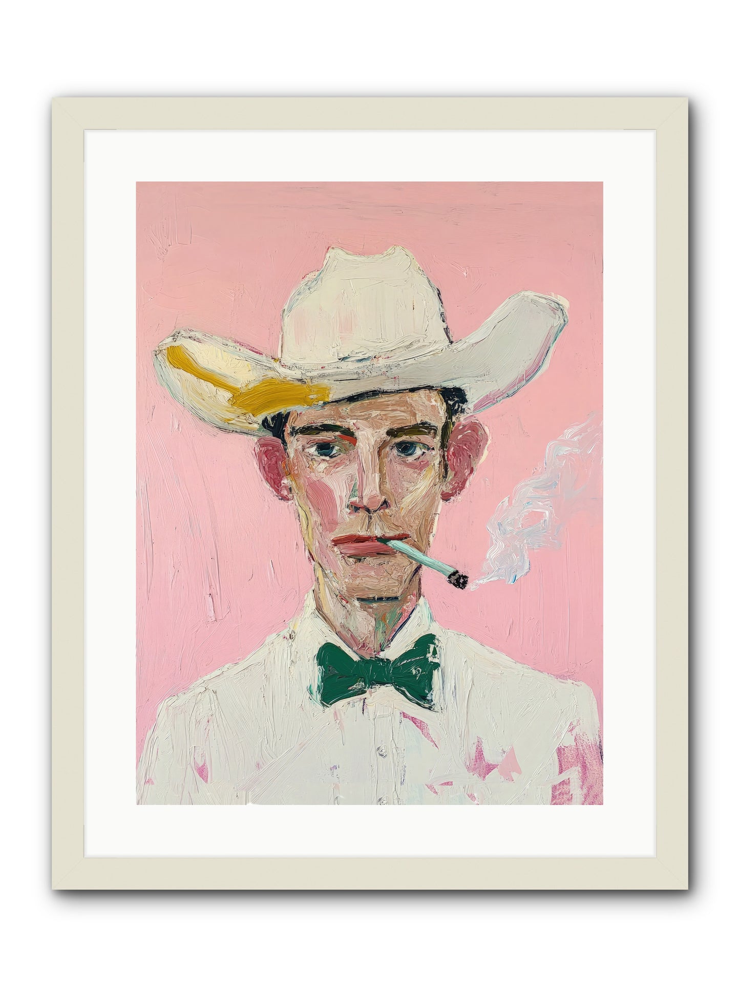 Ranch Royalty -- Framed Print - White 18x24