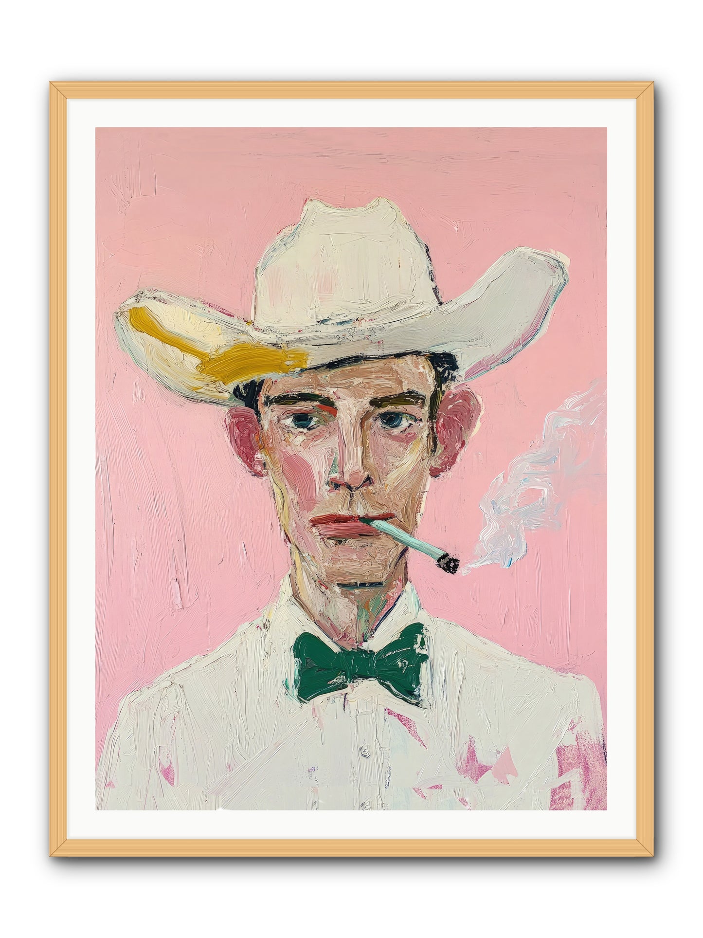 Ranch Royalty -- Framed Print - Natural 36x48