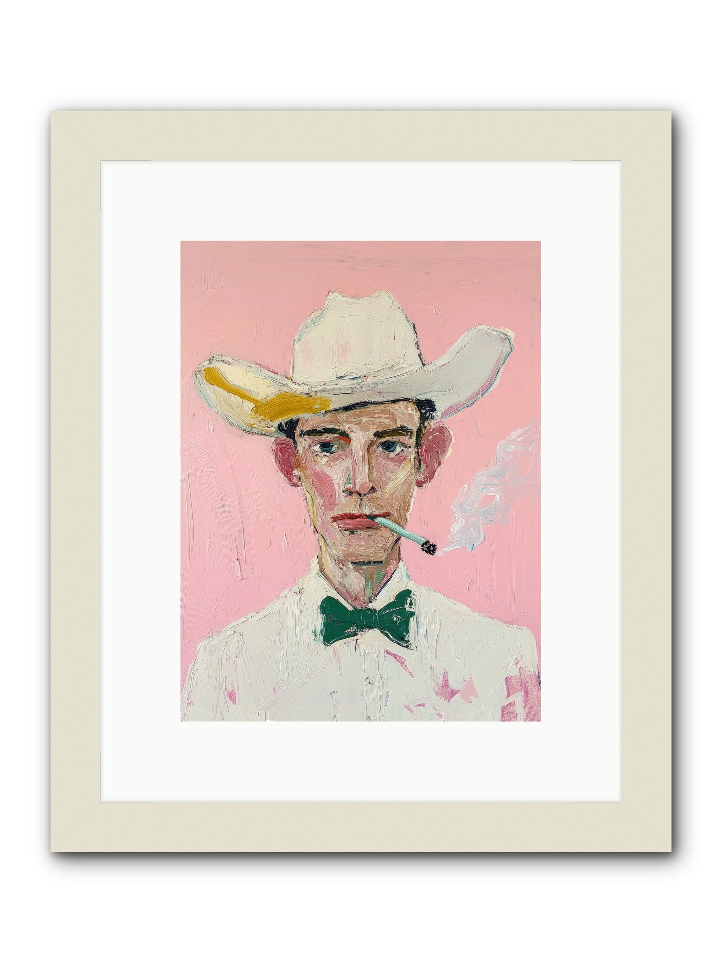 Ranch Royalty -- Framed Print - White 9x12