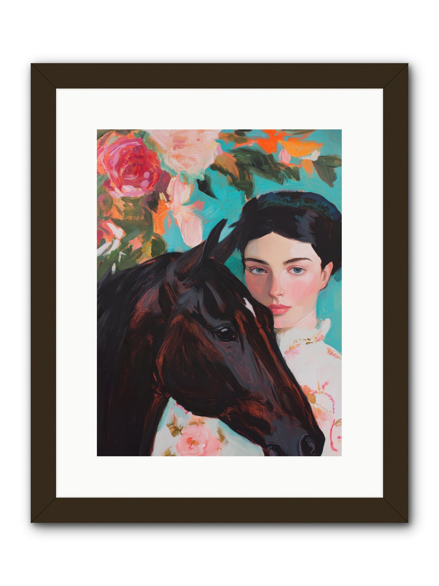 Rancher's Journal -- Framed Print - Black 12x16