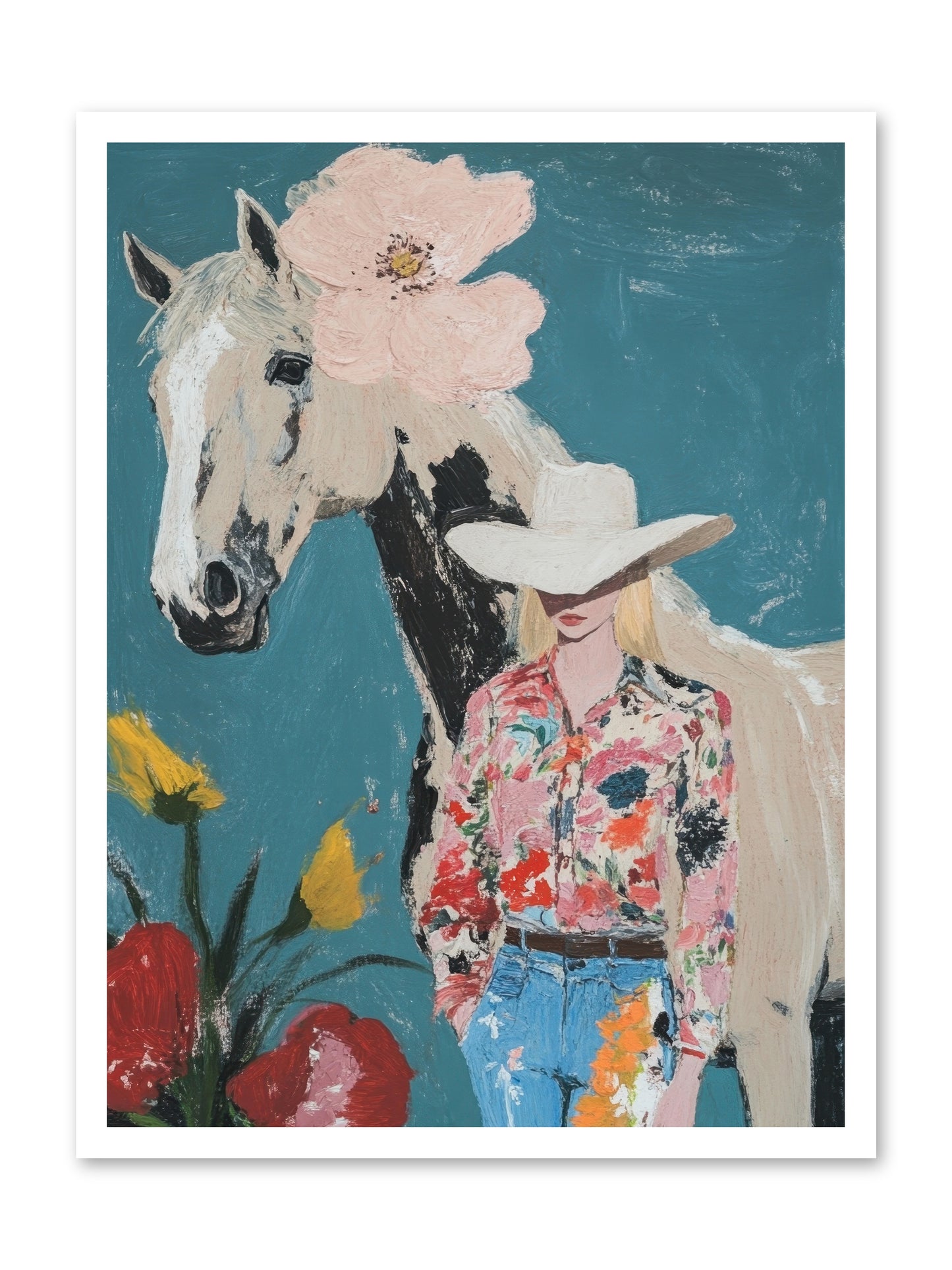 Rancher's Refrain -- Loose Canvas Print 24x32