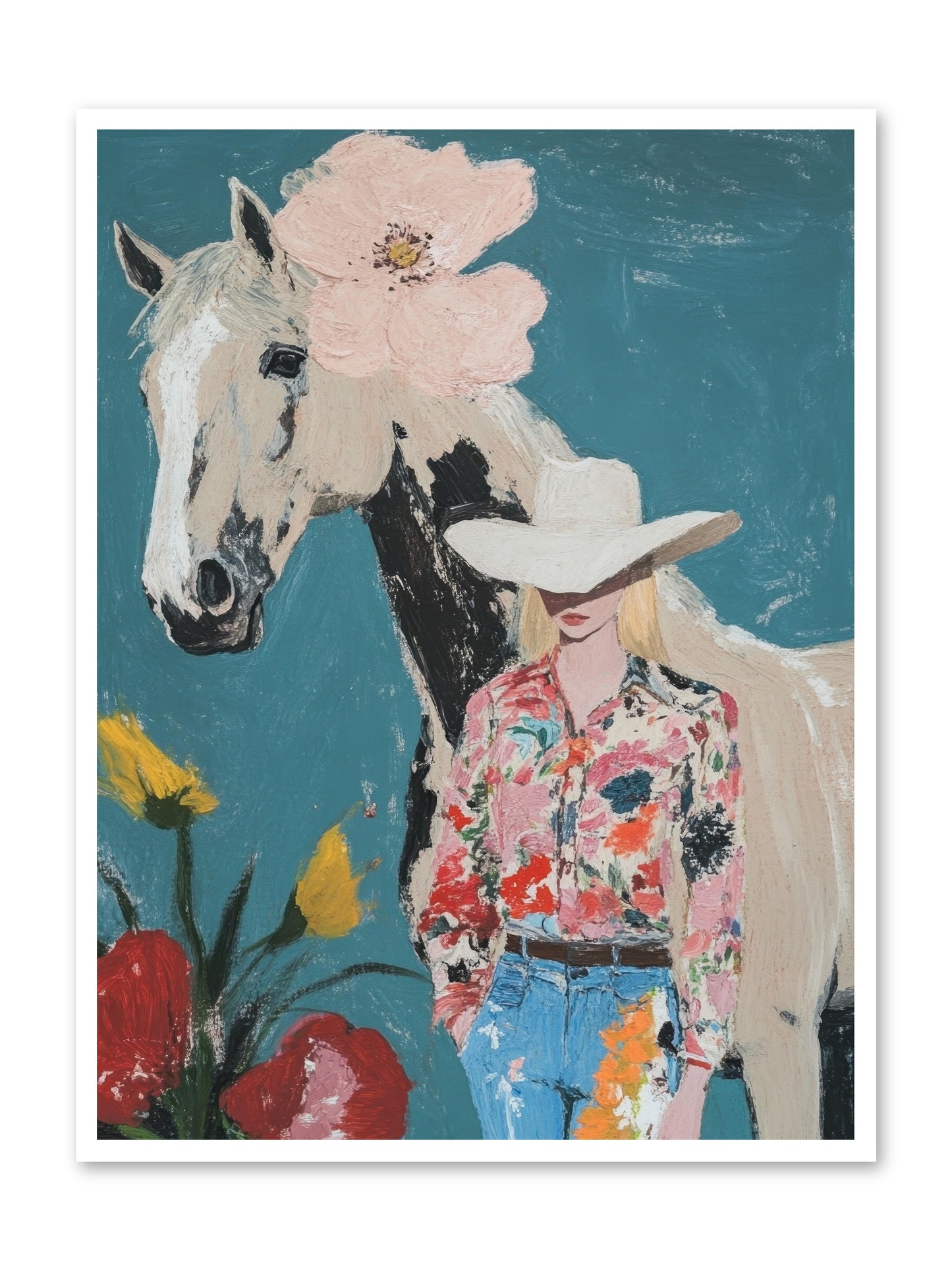 Rancher's Refrain -- Loose Canvas Print 36x48