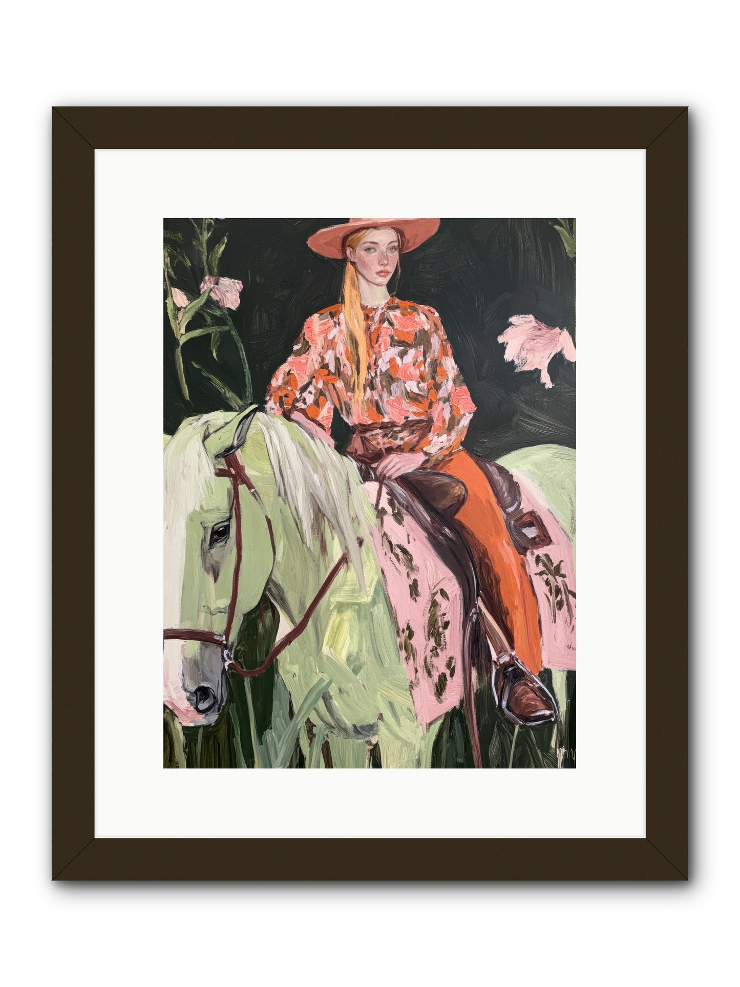 Range Boss -- Framed Print - Black 12x16