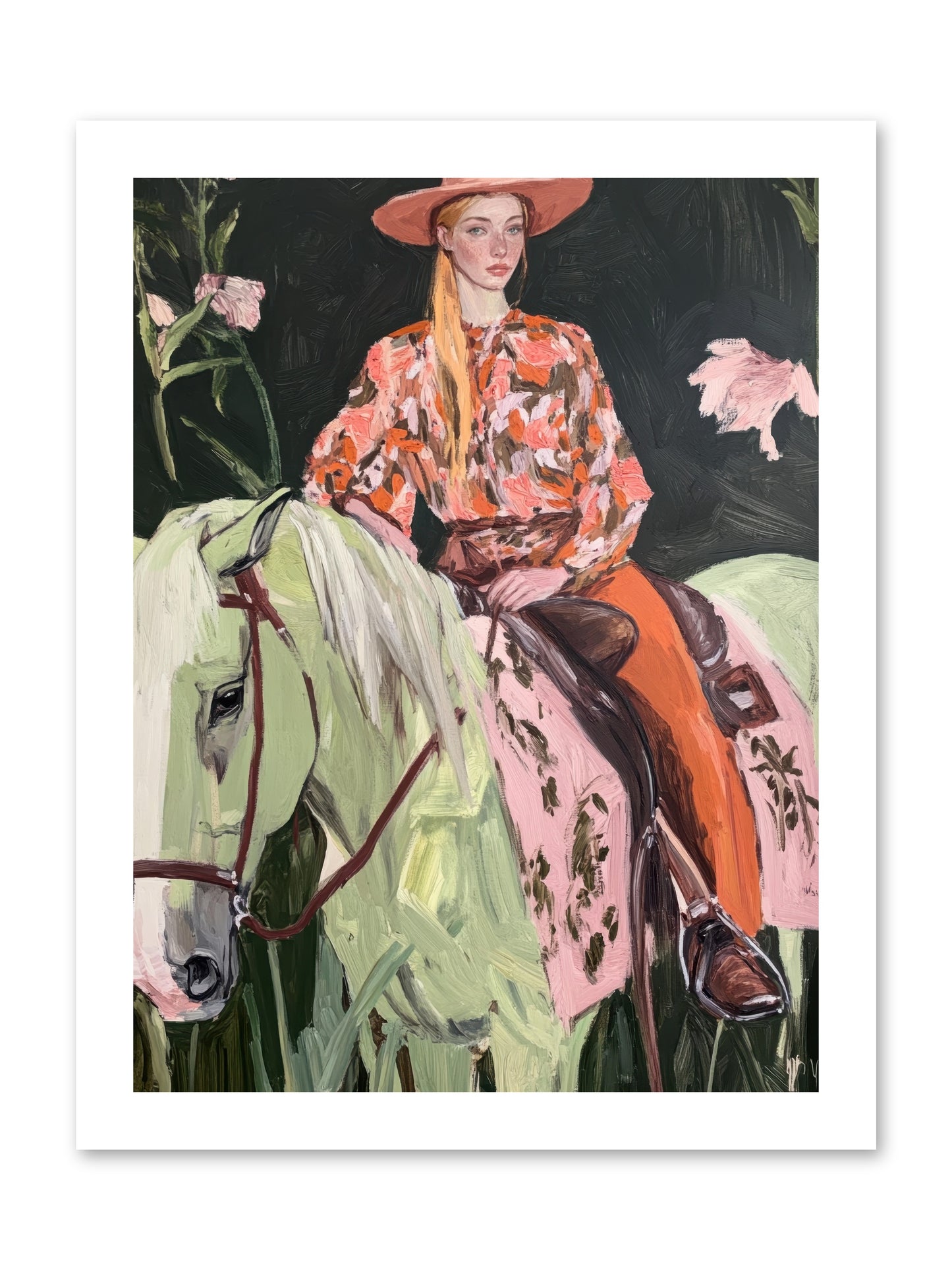 Range Boss -- Loose Canvas Print 12x16