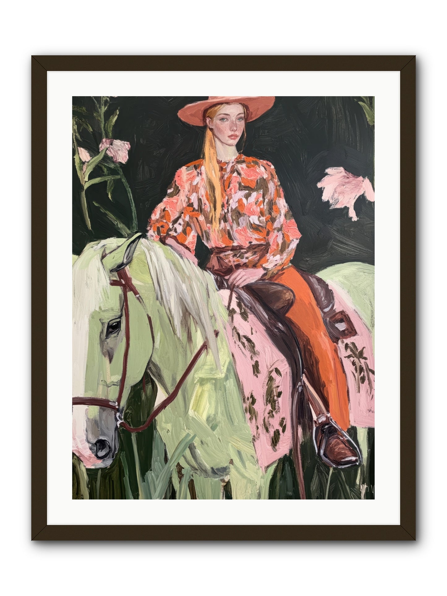 Range Boss -- Framed Print - Black 24x32