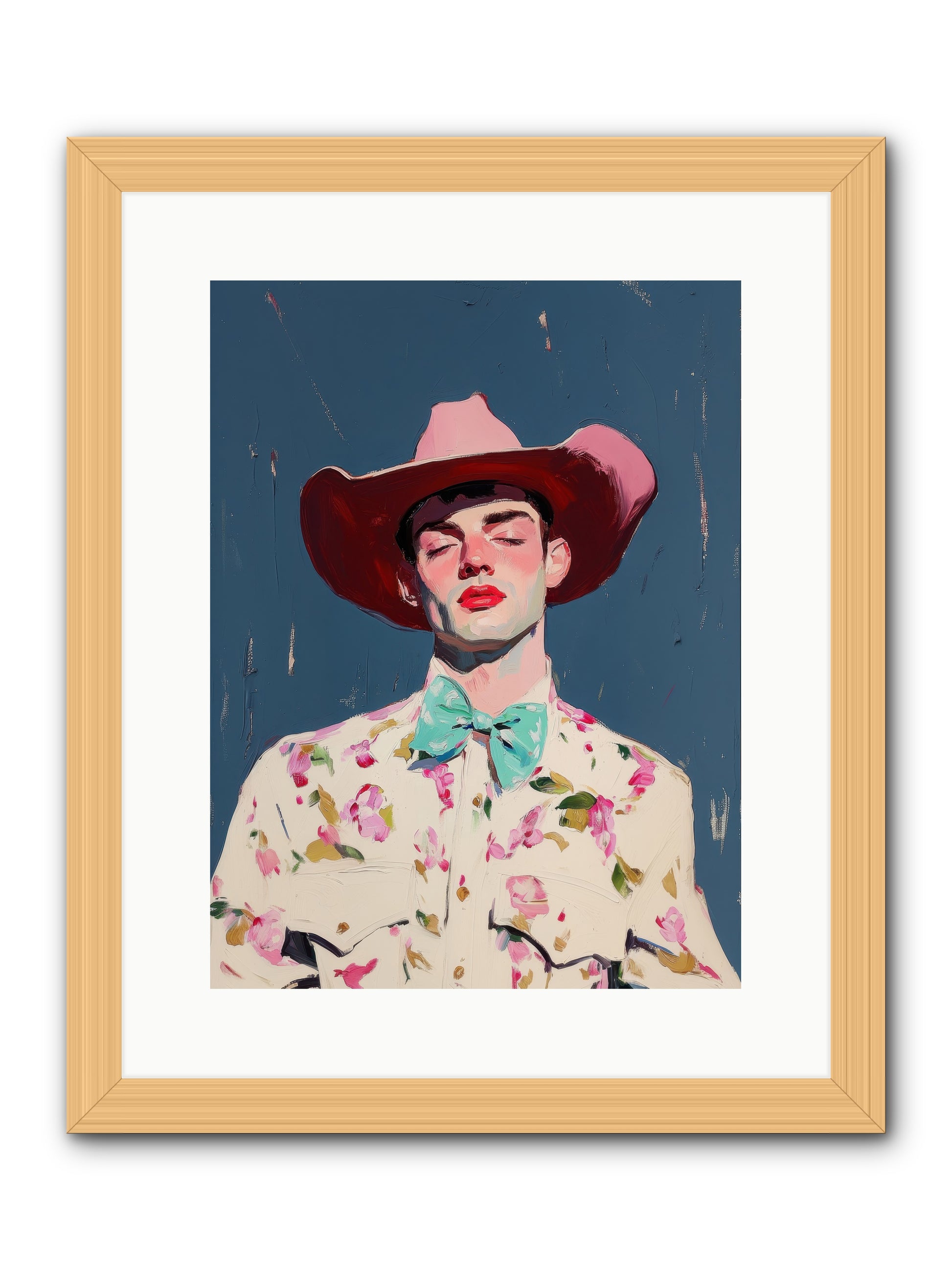 Range Lord -- Framed Print - Natural 12x16