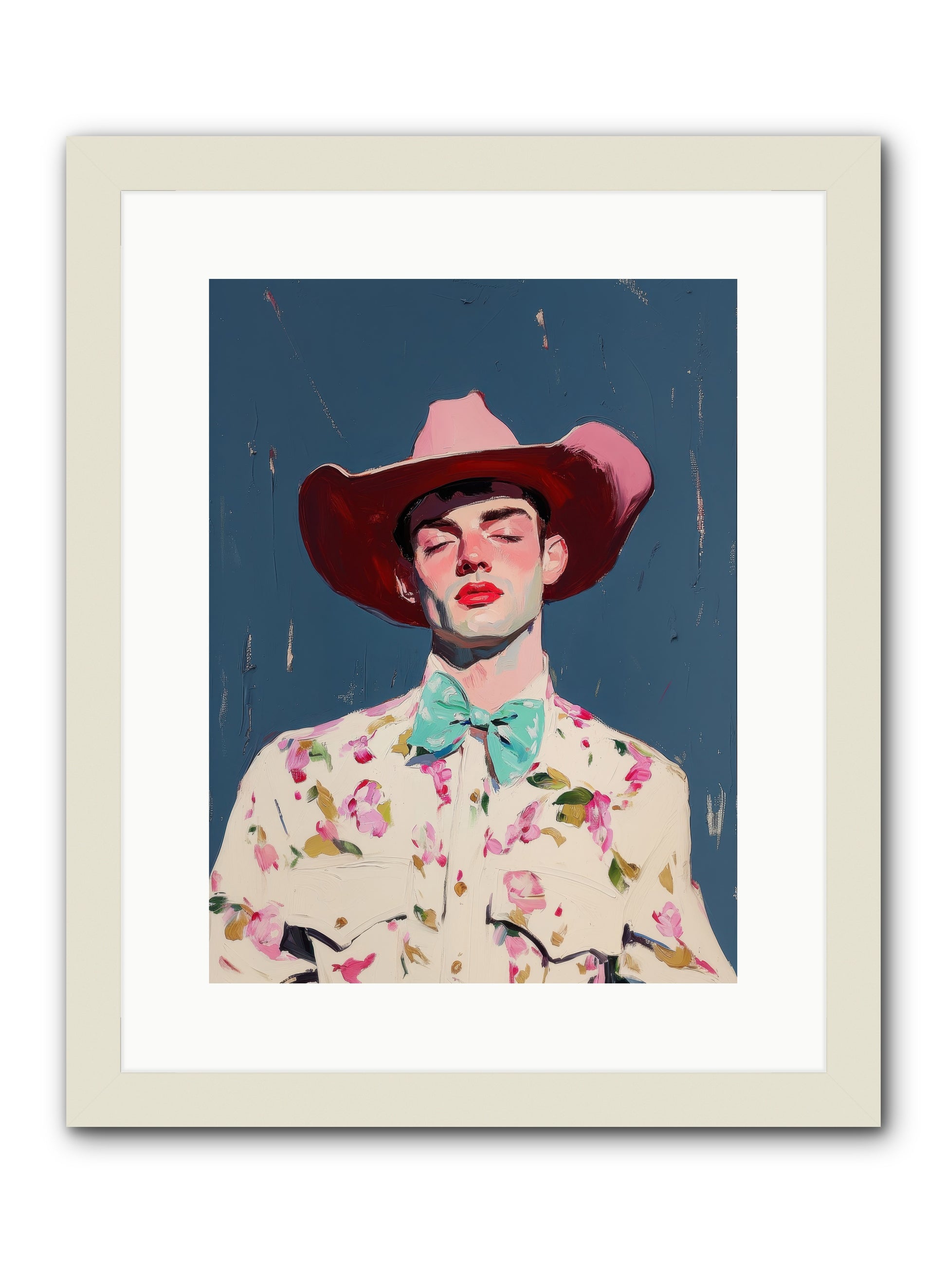 Range Lord -- Framed Print - White 12x16