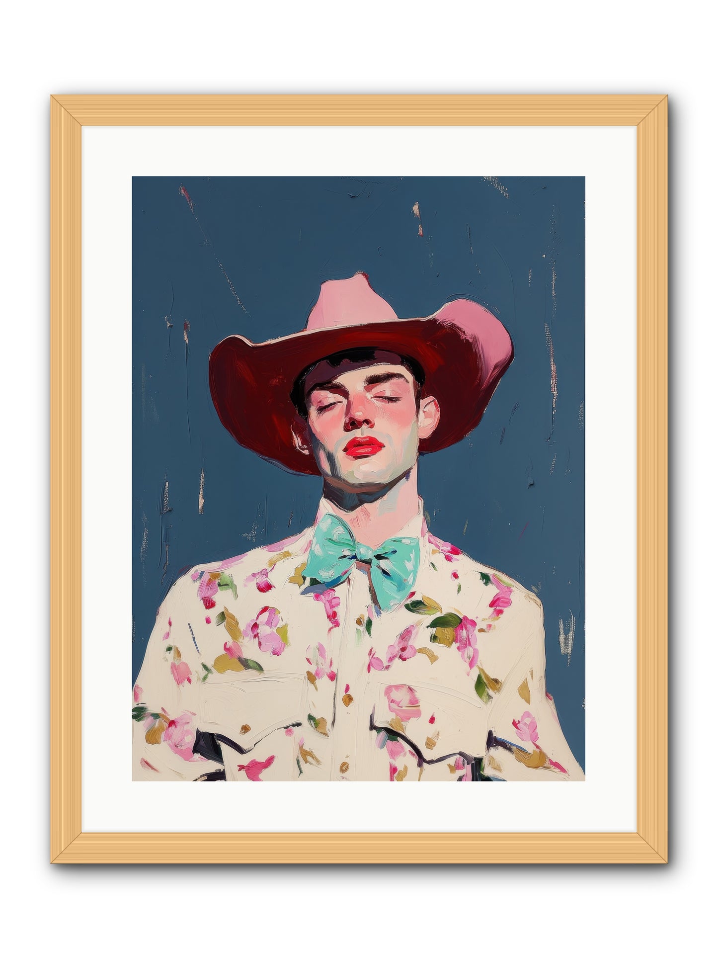Range Lord -- Framed Print - Natural 18x24