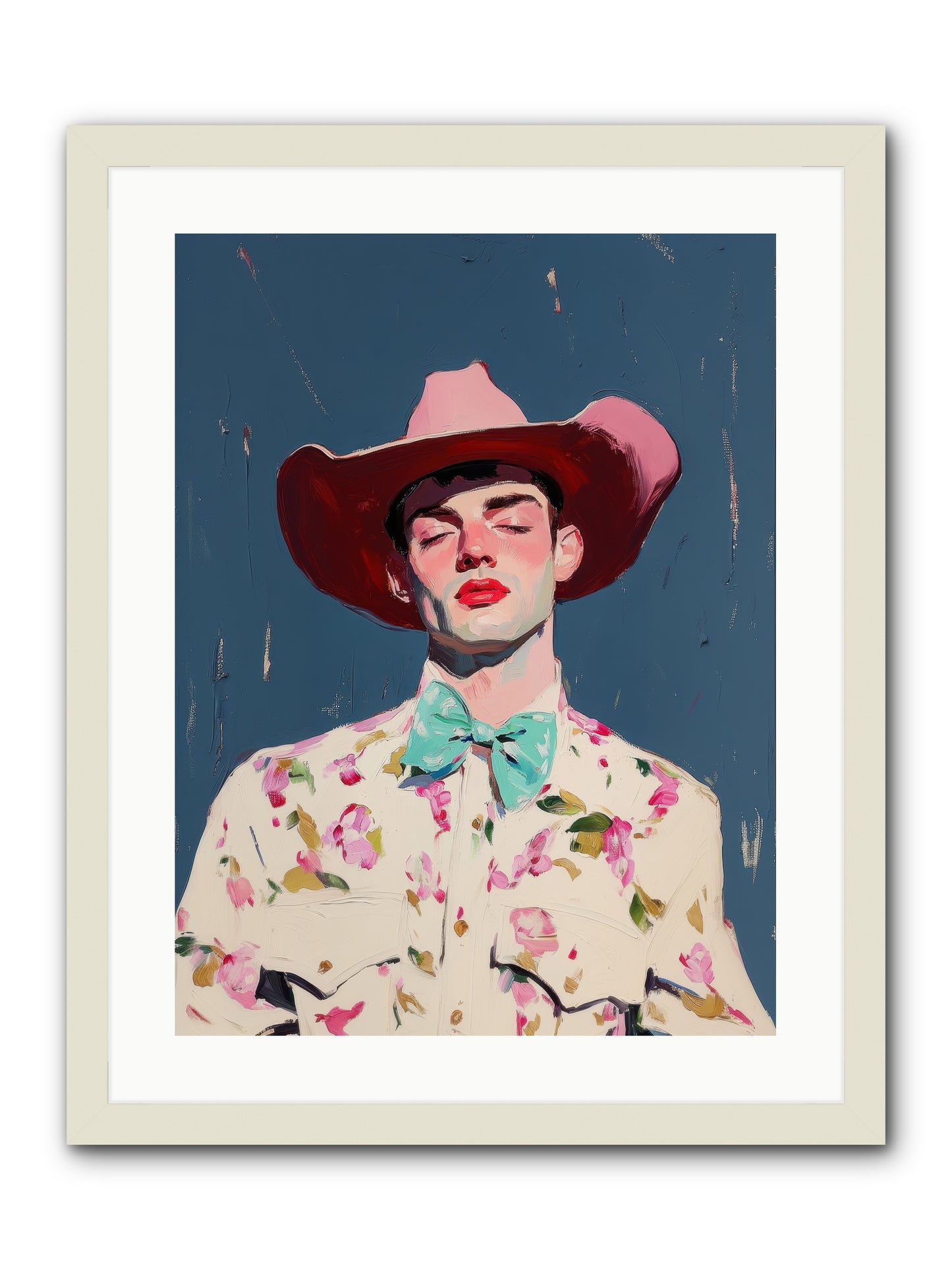 Range Lord -- Framed Print - White 18x24