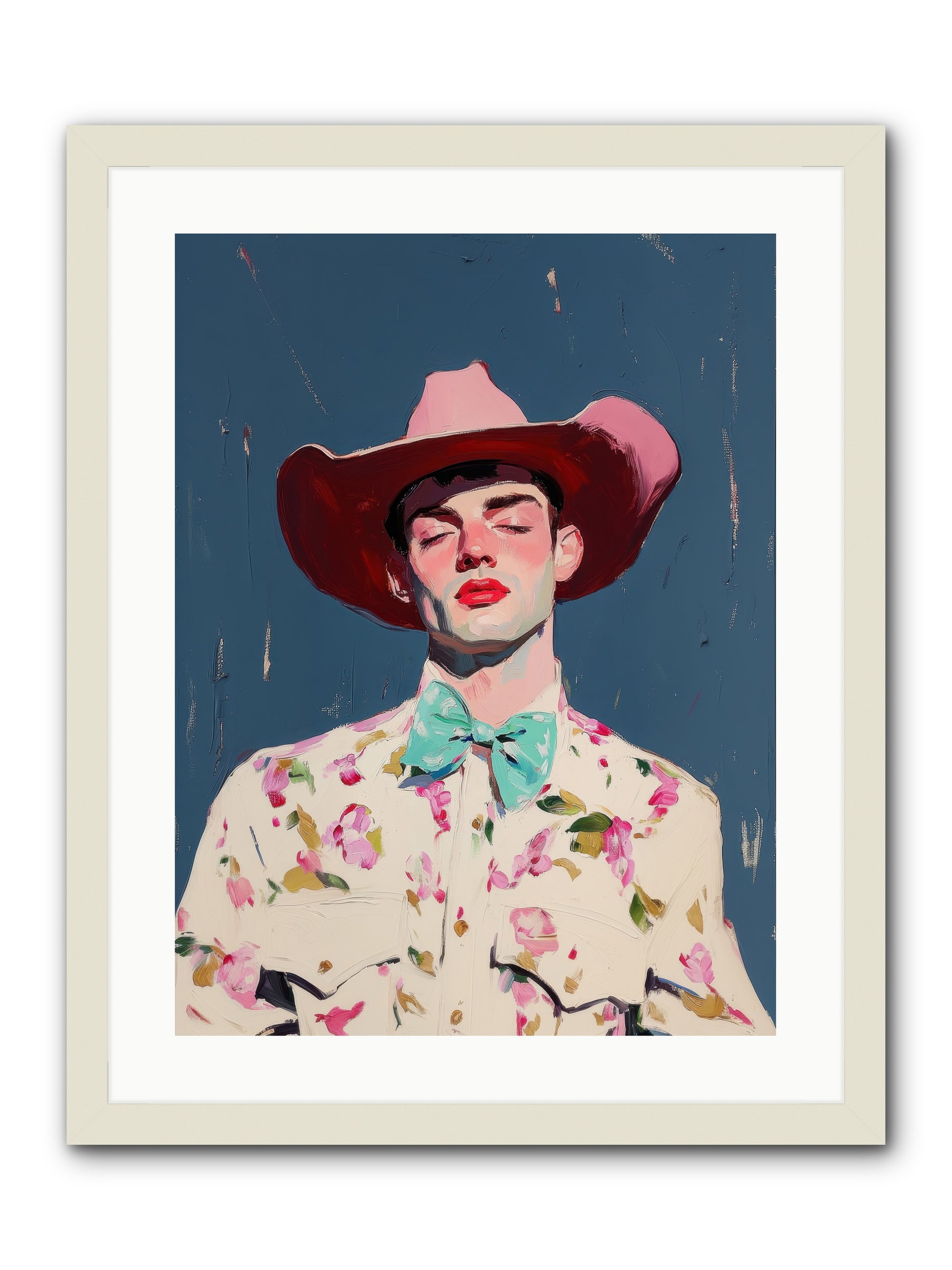 Range Lord -- Framed Print - White 18x24