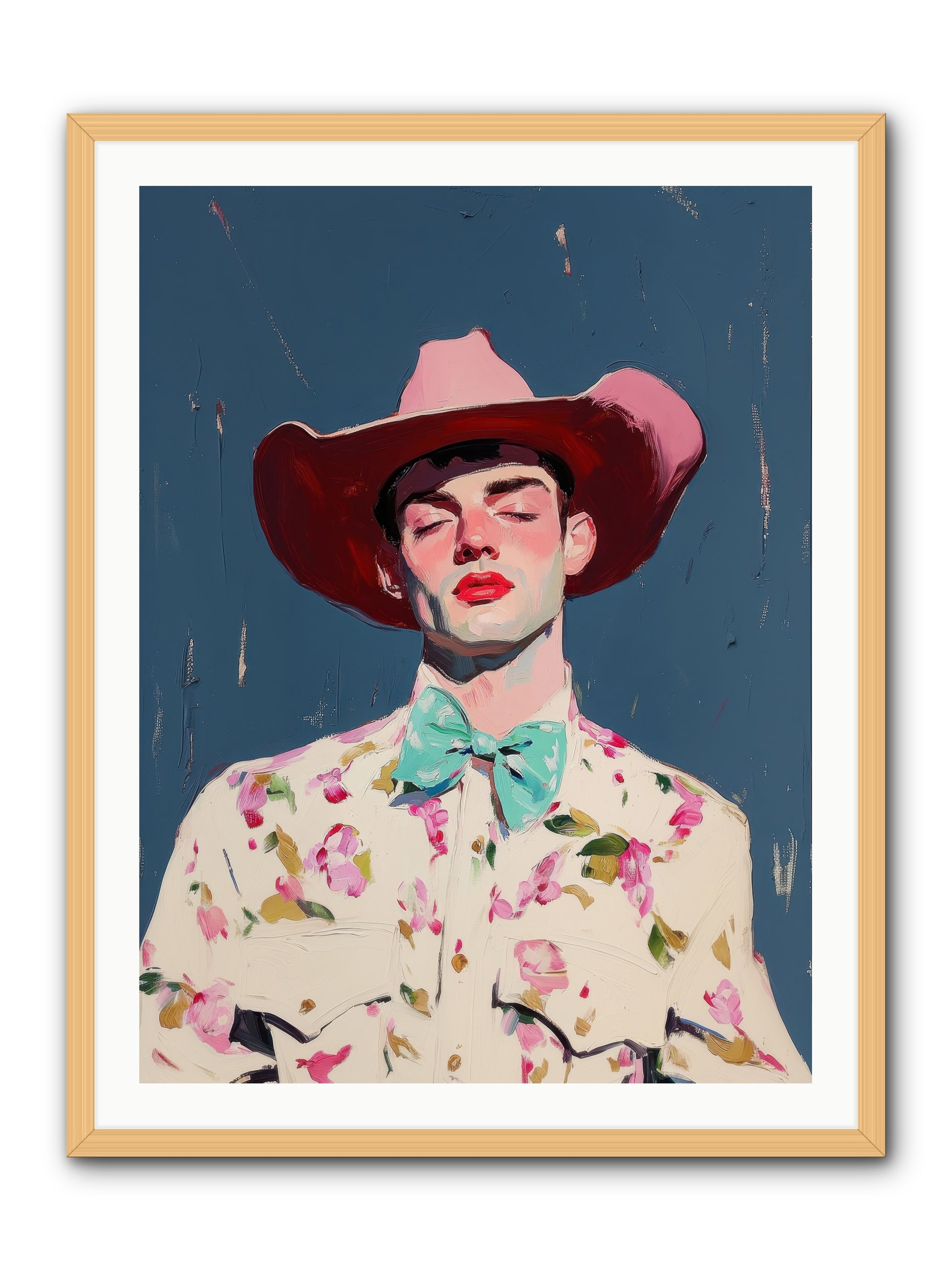 Range Lord -- Framed Print - Natural 30x40