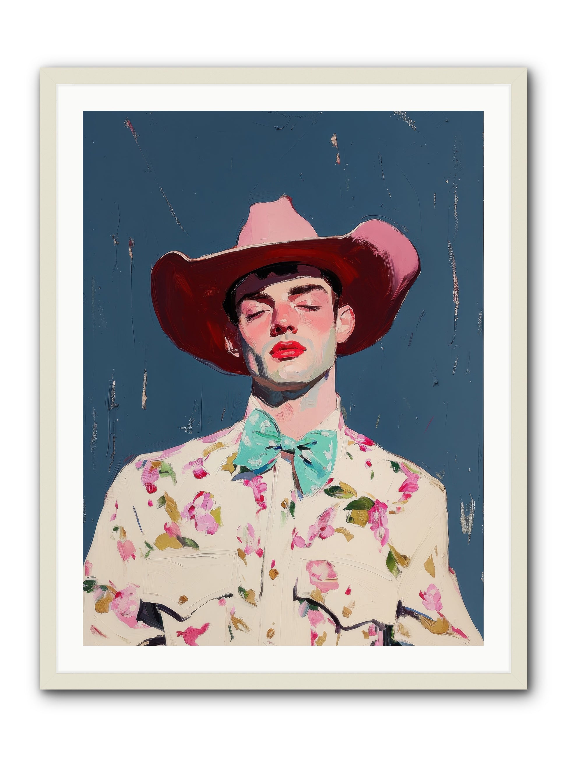 Range Lord -- Framed Print - White 30x40