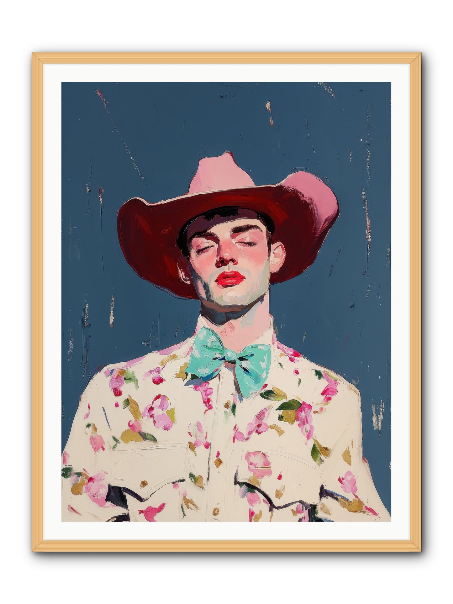Range Lord -- Framed Print - Natural 36x48