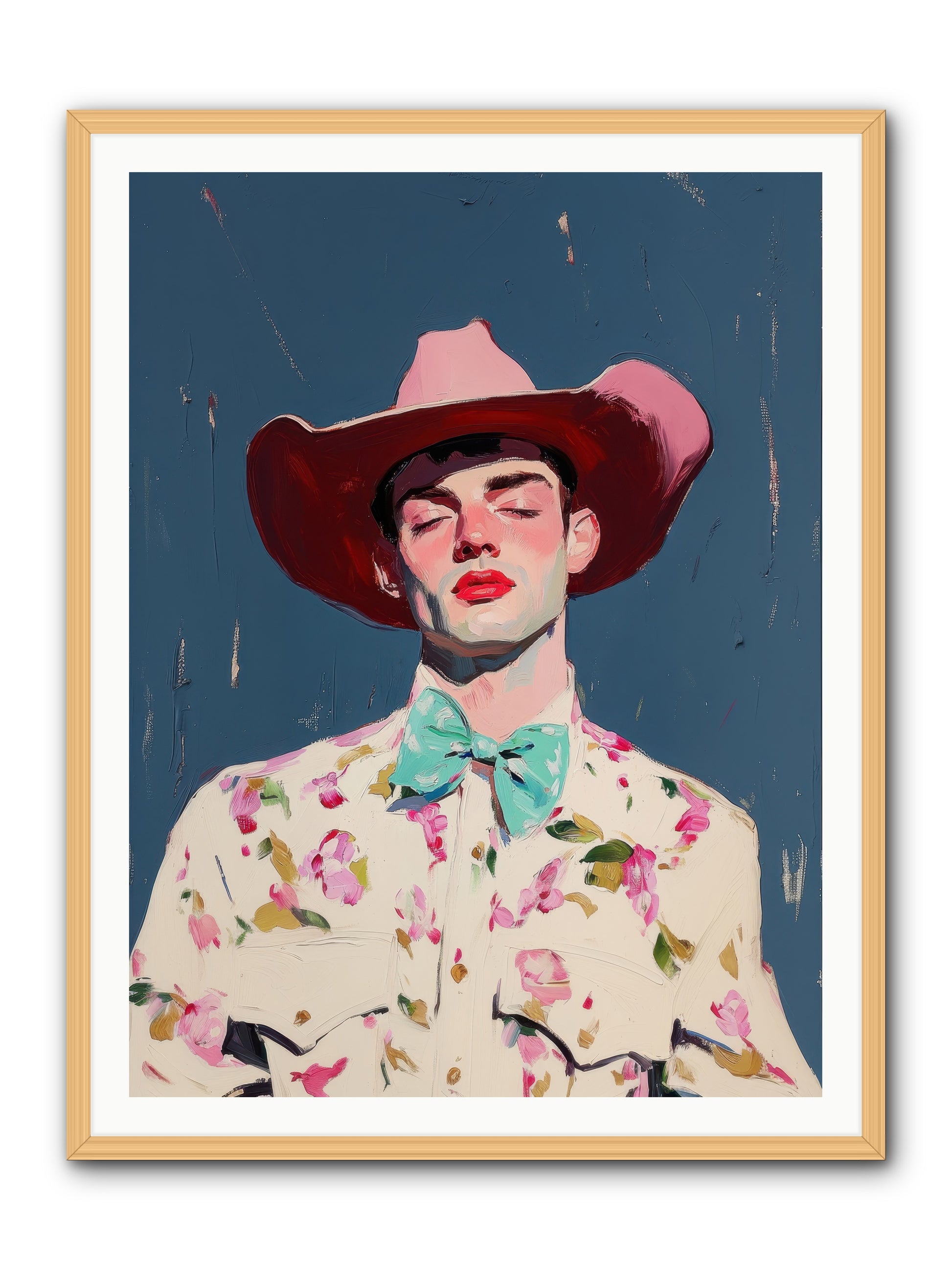 Range Lord -- Framed Print - Natural 36x48
