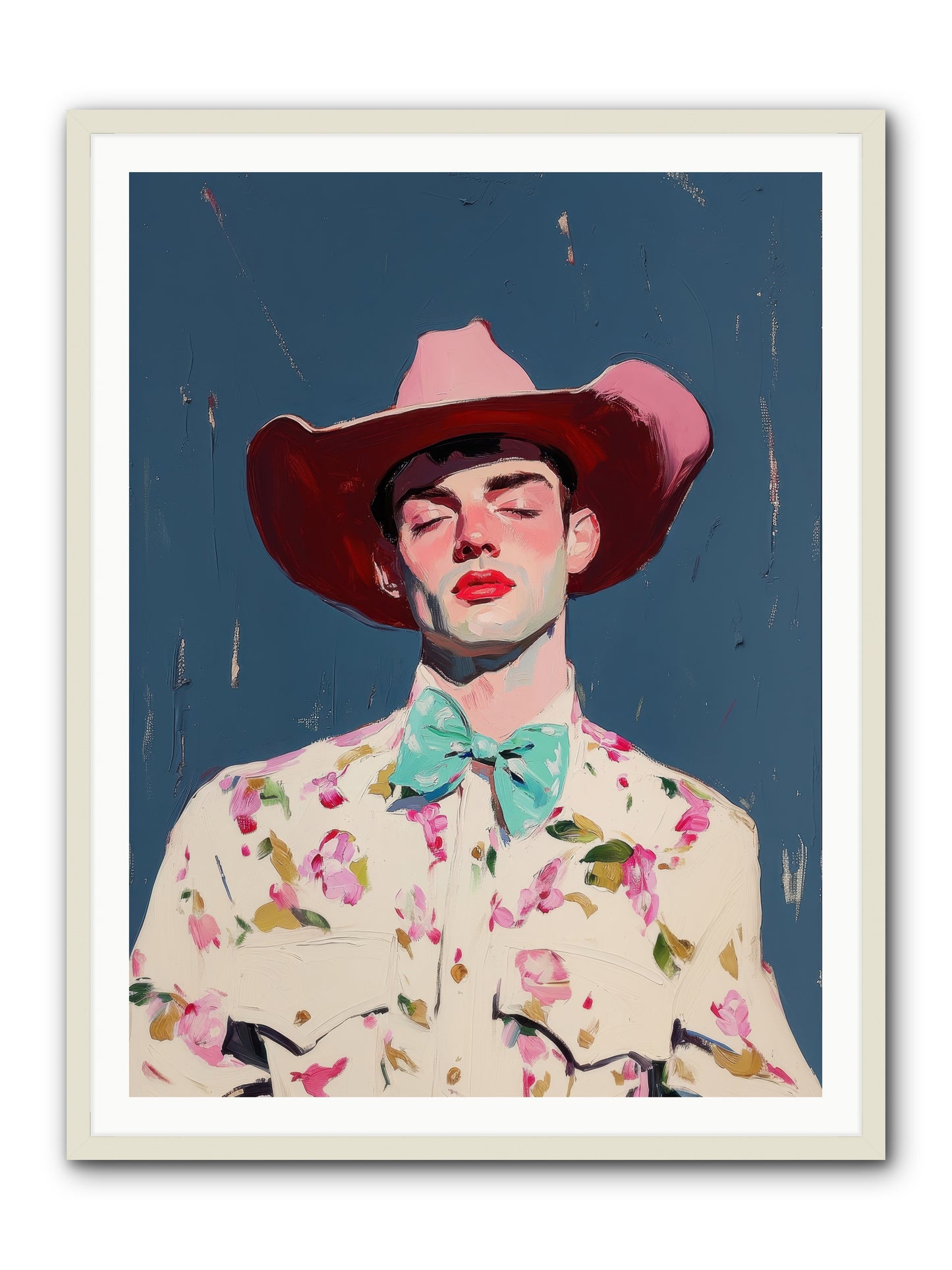Range Lord -- Framed Print - White 36x48