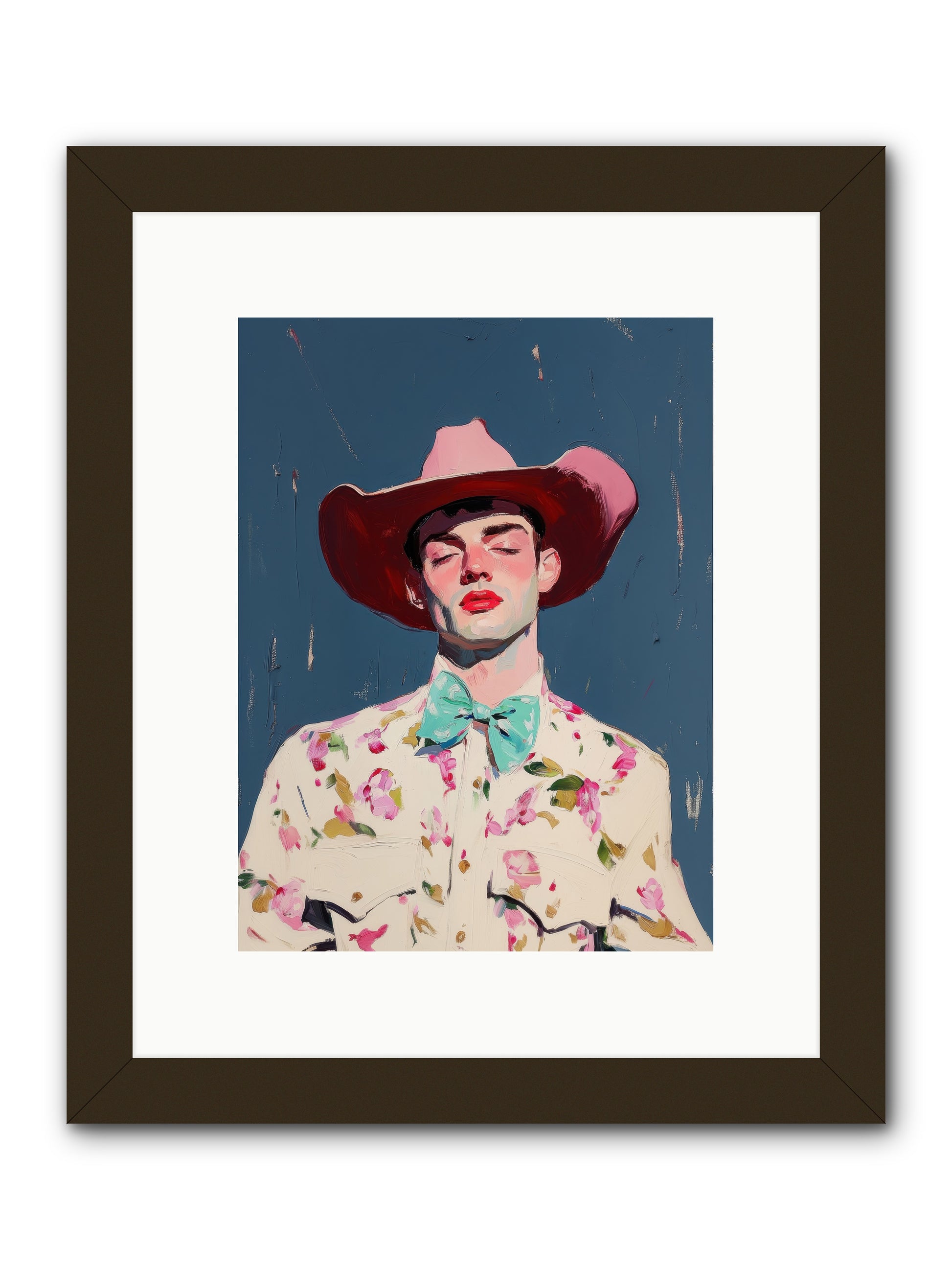 Range Lord -- Framed Print - Black 9x12