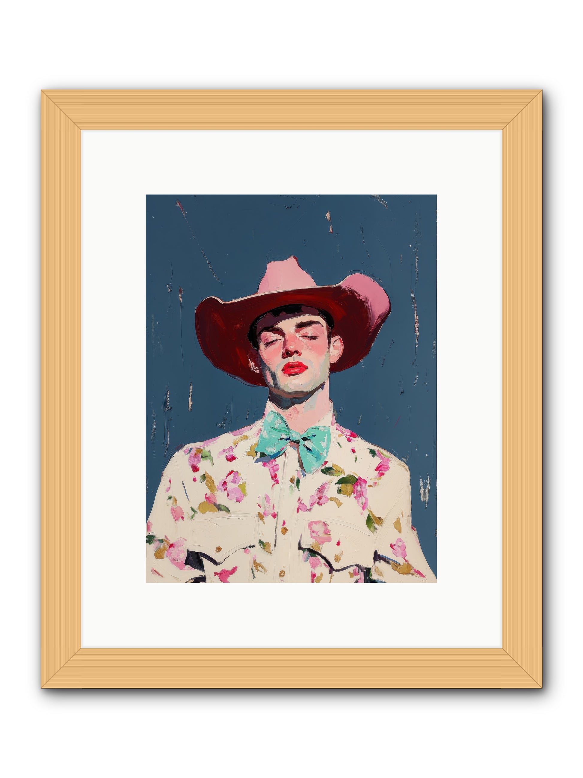 Range Lord -- Framed Print - Natural 9x12
