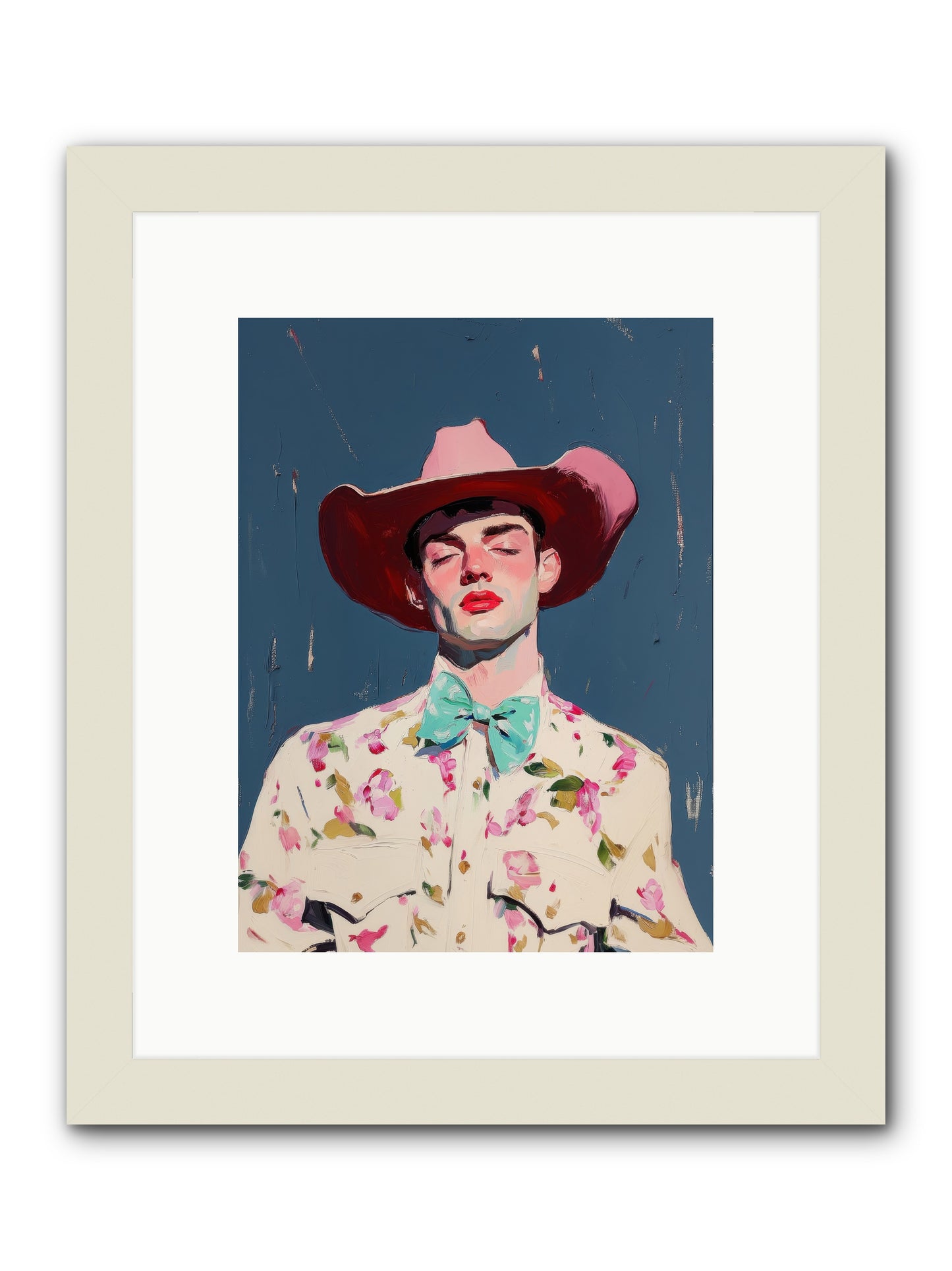 Range Lord -- Framed Print - White 9x12