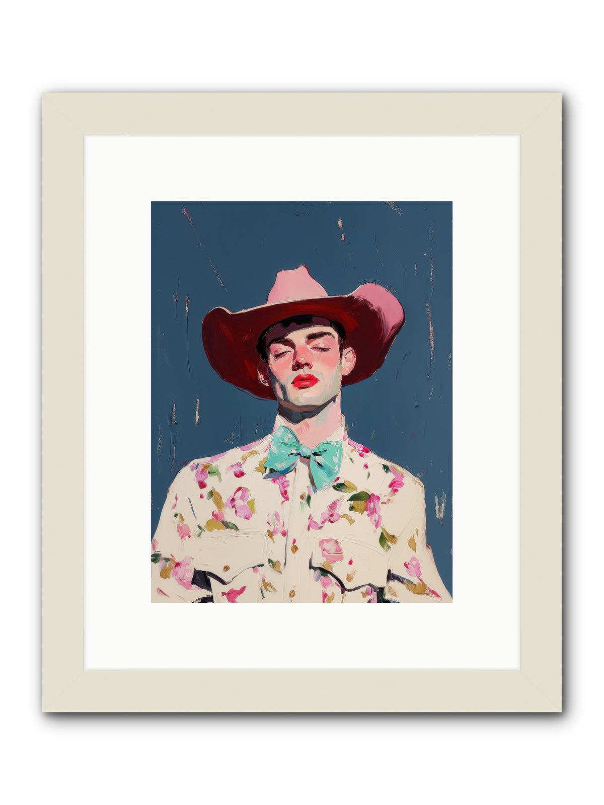 Range Lord -- Framed Print - White 9x12
