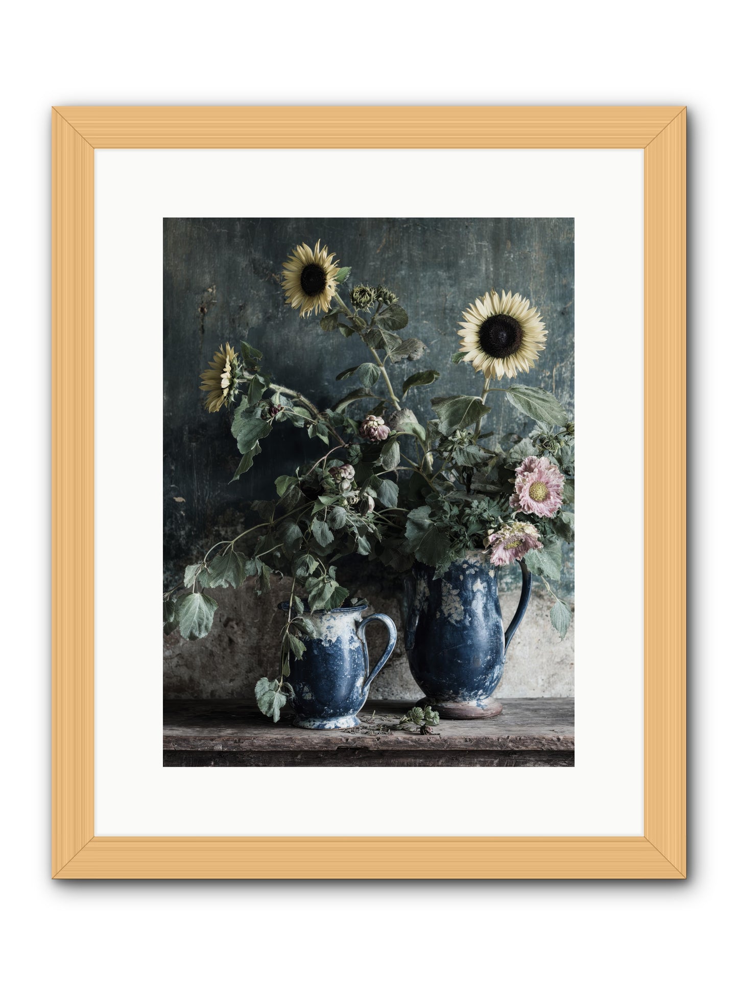Ranier -- Framed Print - Natural 12x16