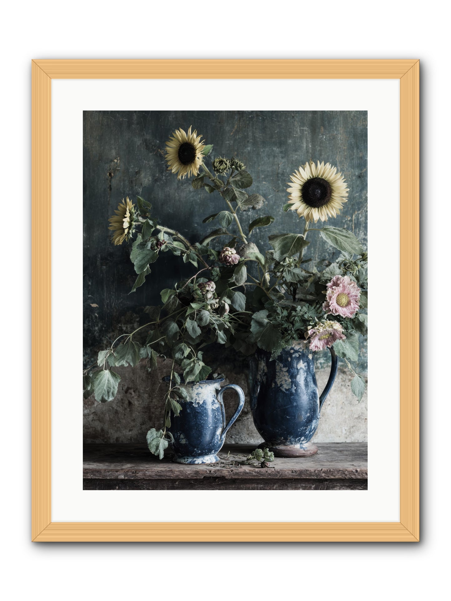 Ranier -- Framed Print - Natural 18x24