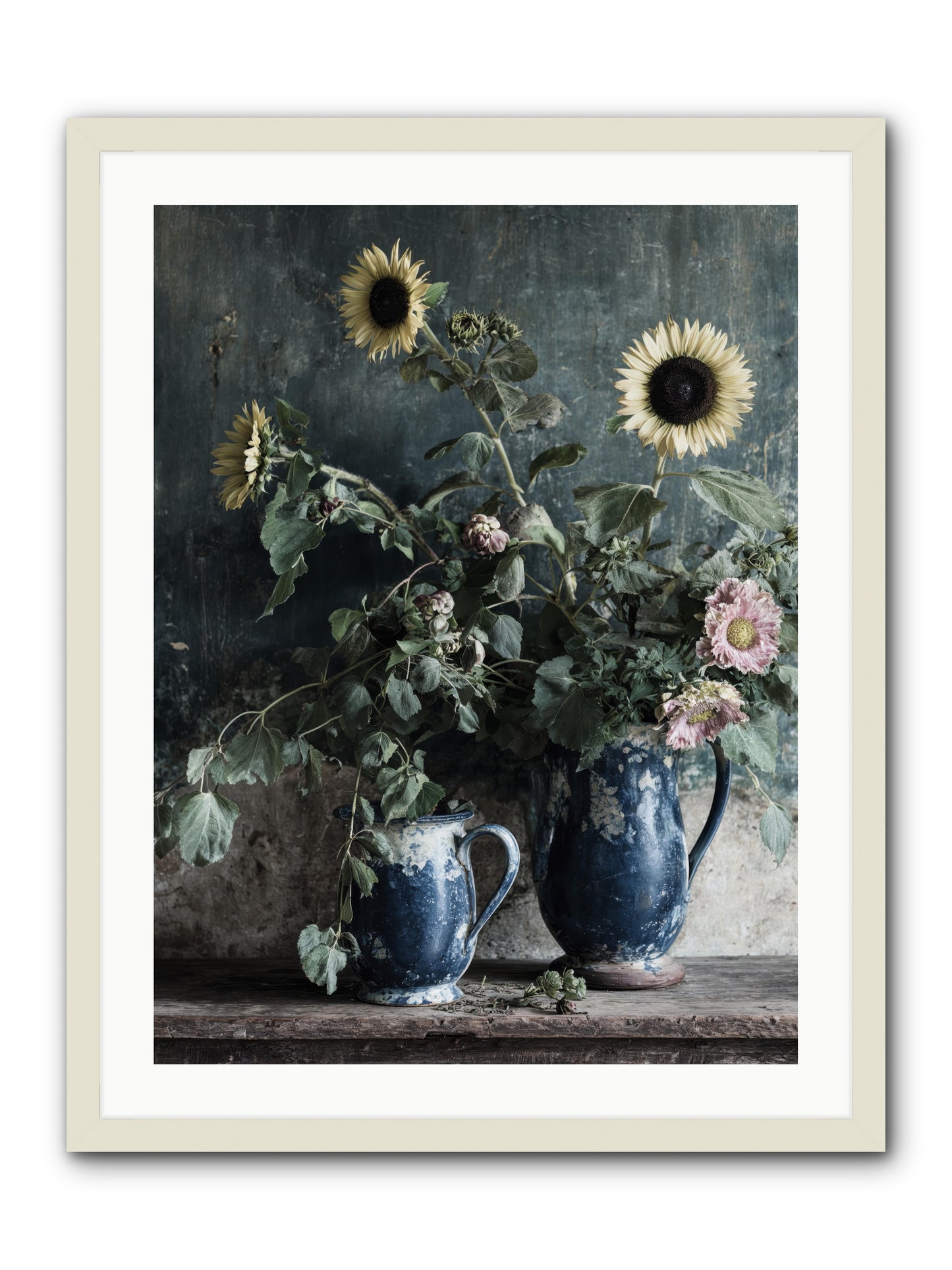 Ranier -- Framed Print - White 24x32