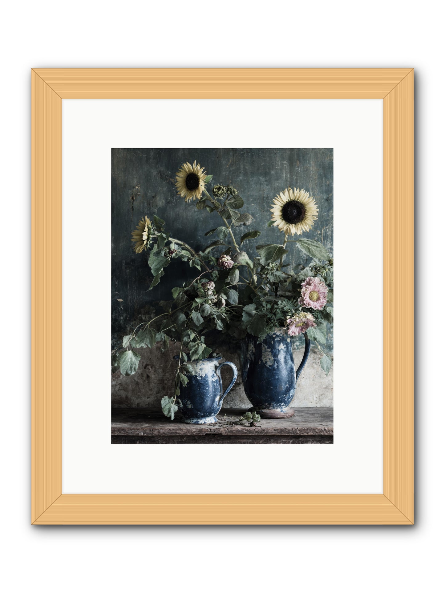 Ranier -- Framed Print - Natural 9x12