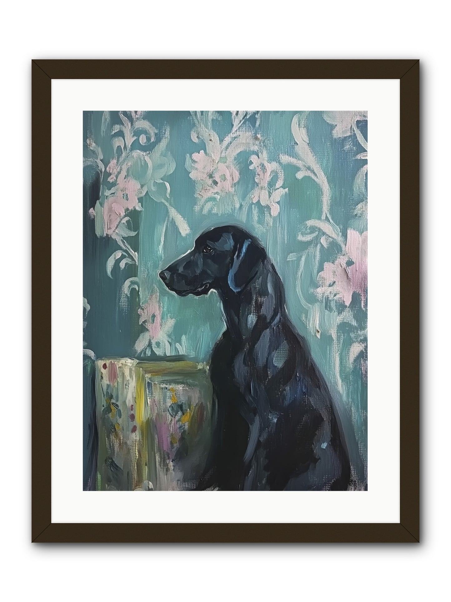 Raven -- Framed Print - Black 18x24