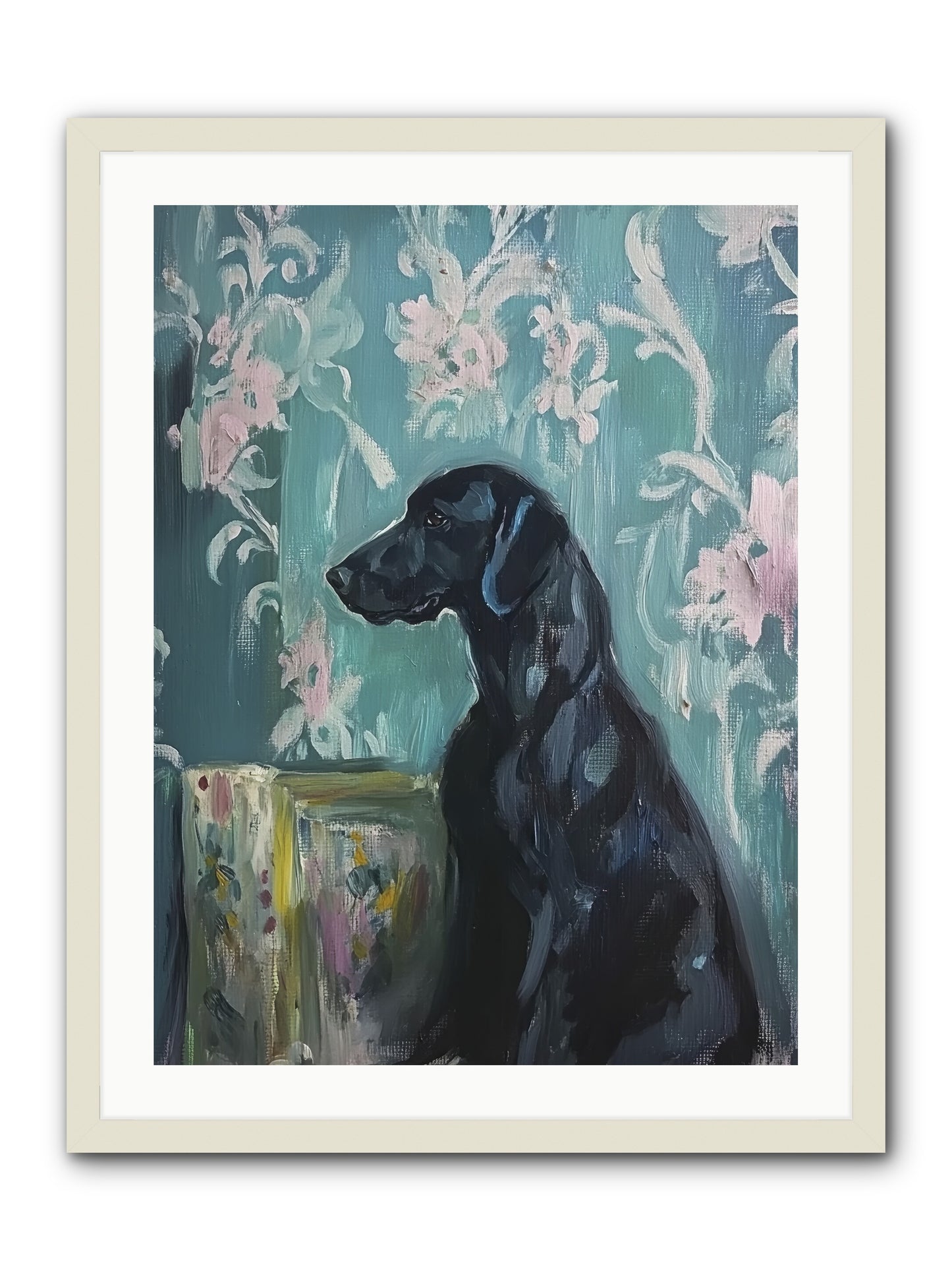 Raven -- Framed Print - White 24x32