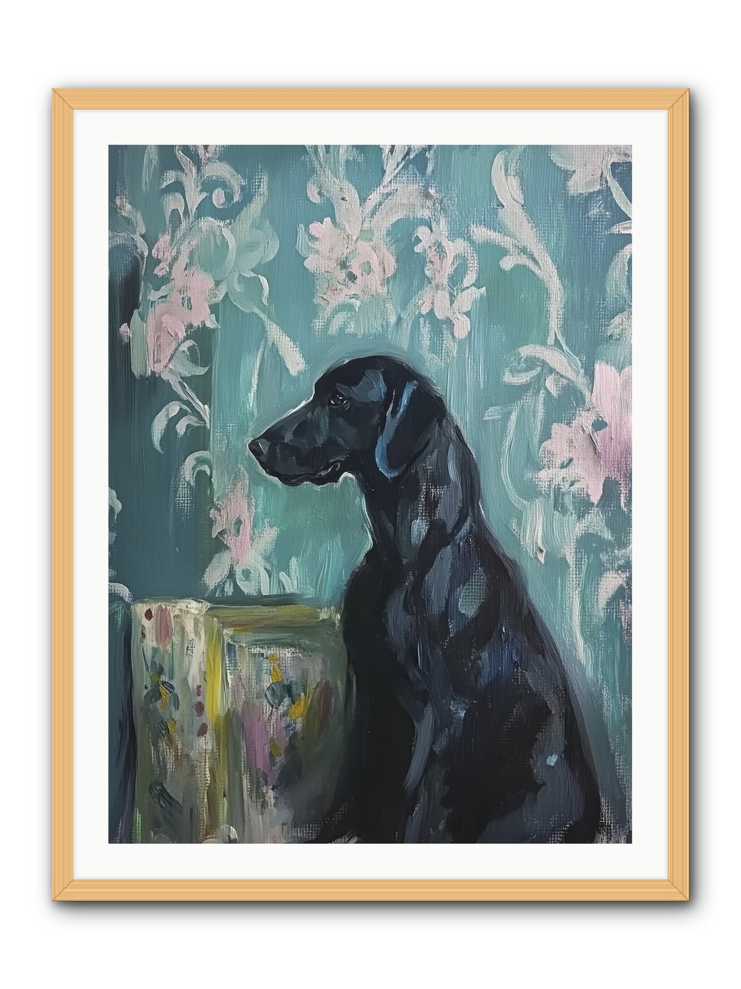Raven -- Framed Print - Natural 30x40