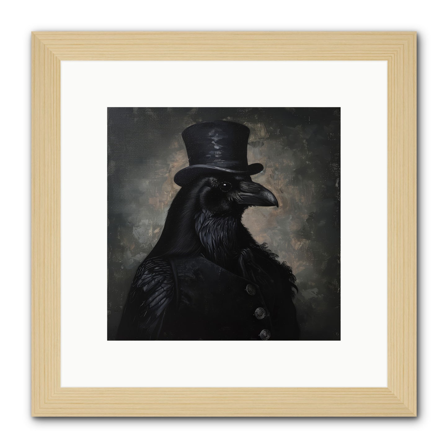 Raven's Midnight Tale — Ravens-Midnight-Tale-10x10-Framed-Print-Natural.jpg