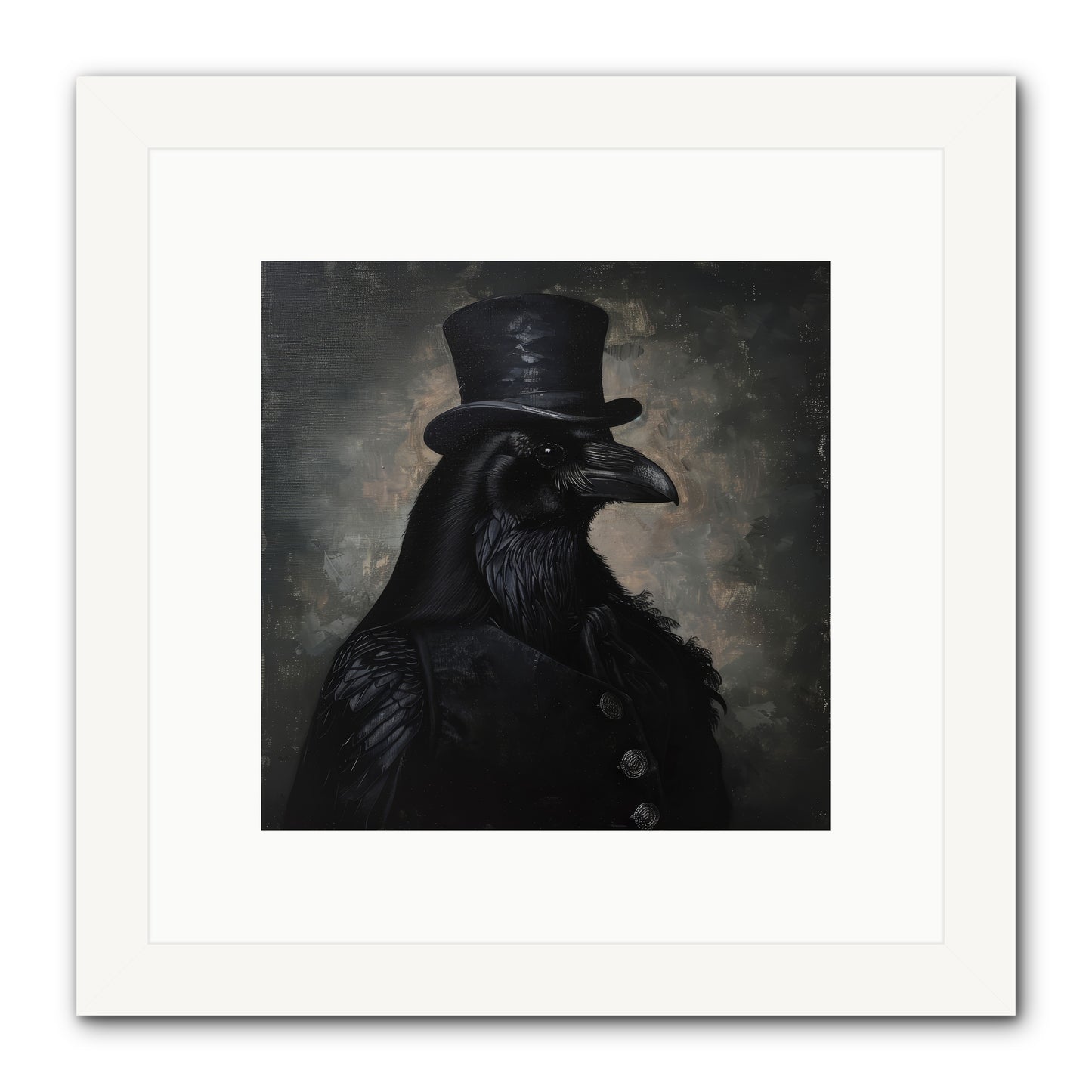 Raven's Midnight Tale — Ravens-Midnight-Tale-10x10-Framed-Print-White.jpg
