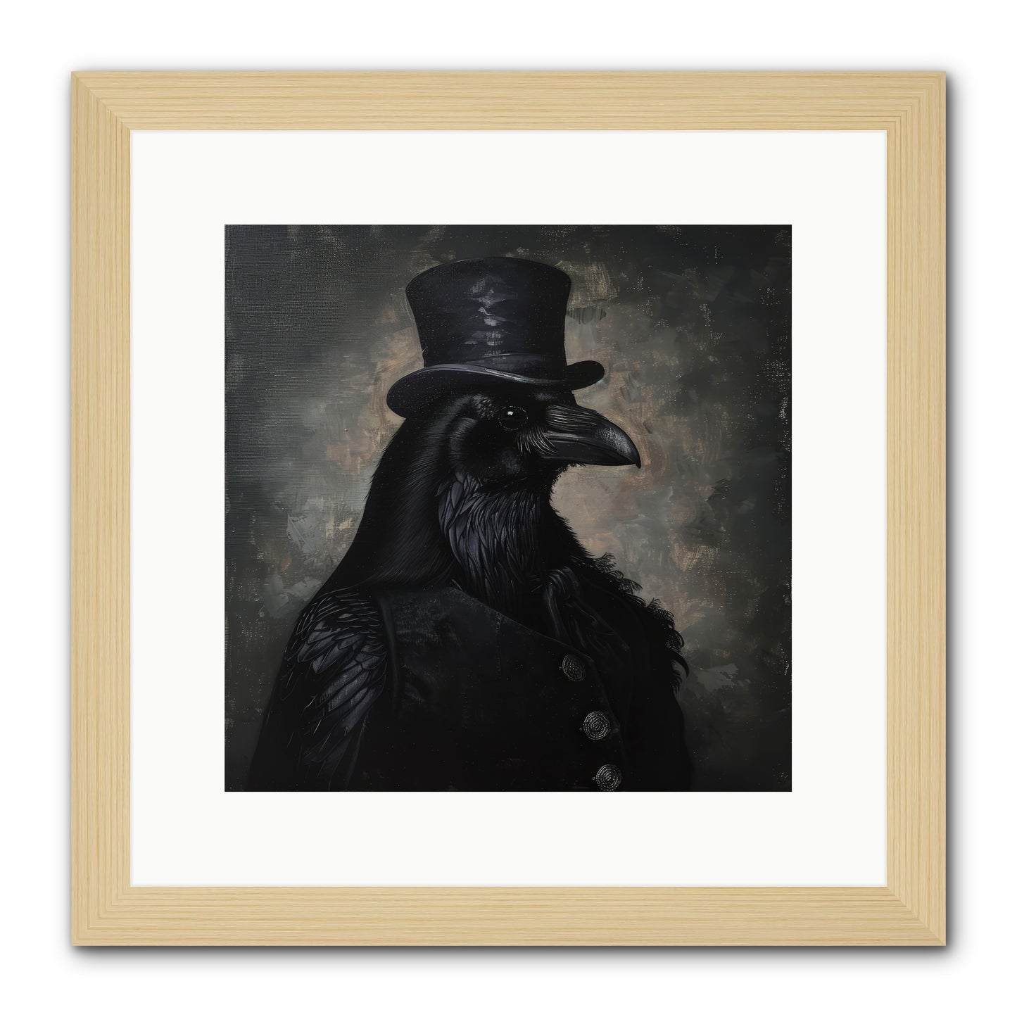 Raven's Midnight Tale — Ravens-Midnight-Tale-12x12-Framed-Print-Natural.jpg