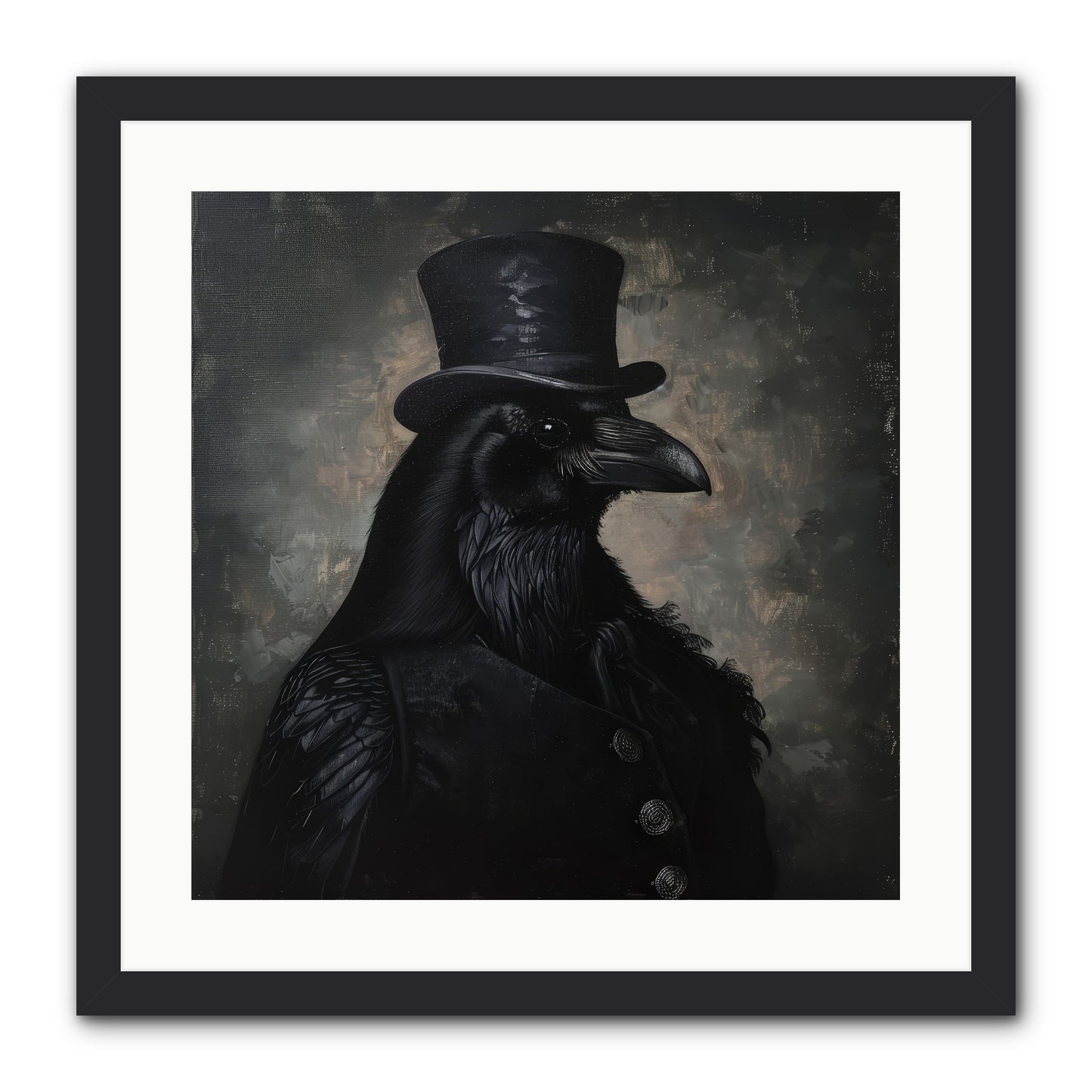 Raven's Midnight Tale — Ravens-Midnight-Tale-20x20-Framed-Print-Black.jpg