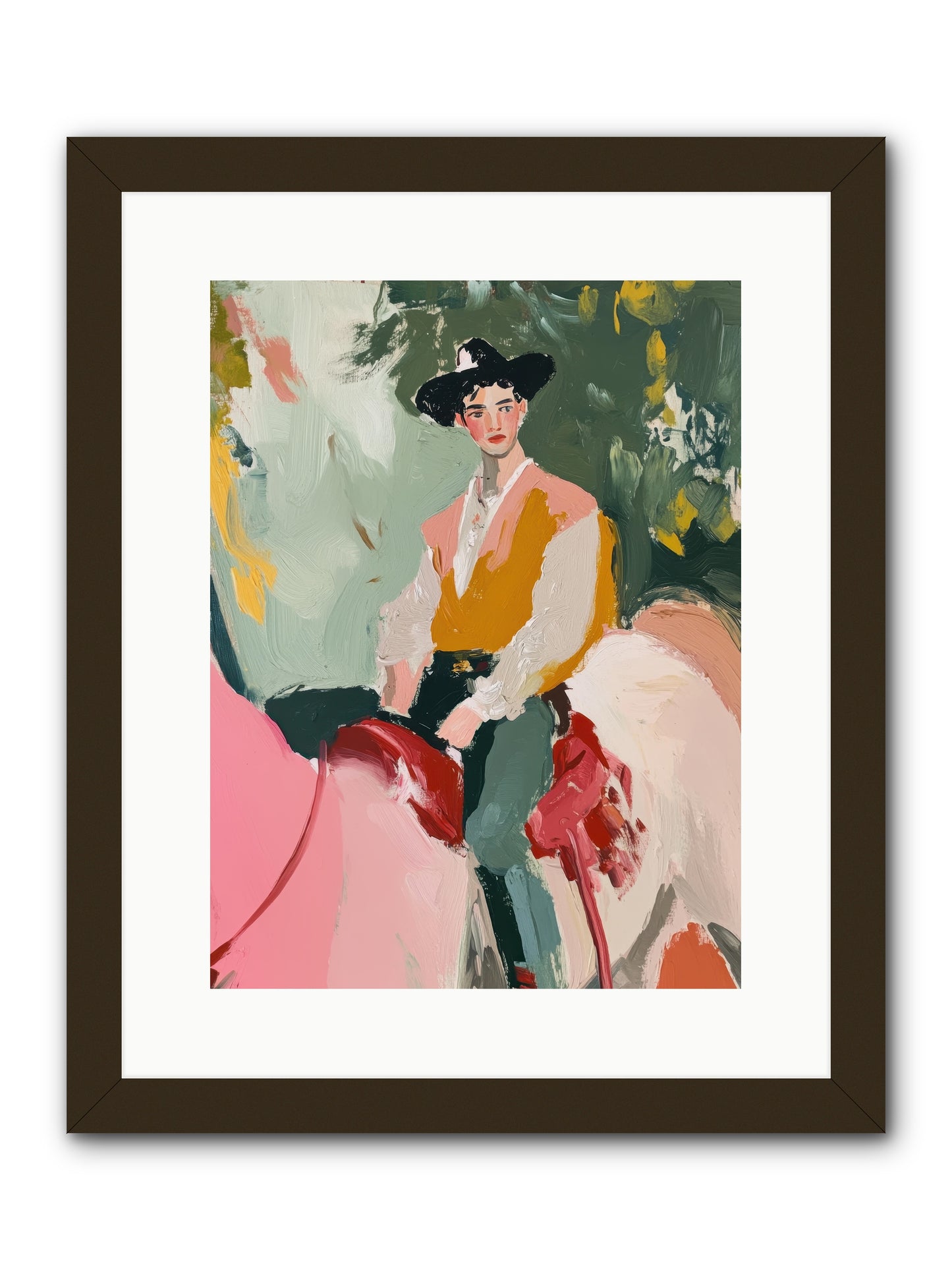 Rawhide Cartographer -- Framed Print - Black 12x16
