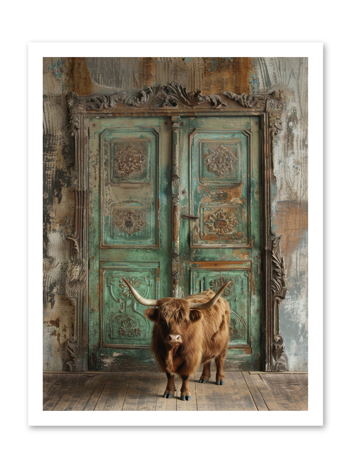 Rawhide Road -- Loose Canvas Print 18x24