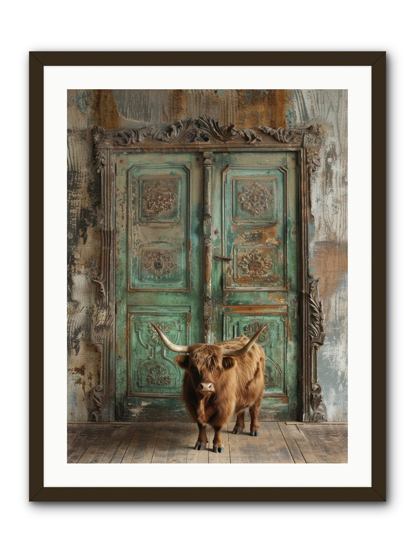 Rawhide Road -- Framed Print - Black 24x32