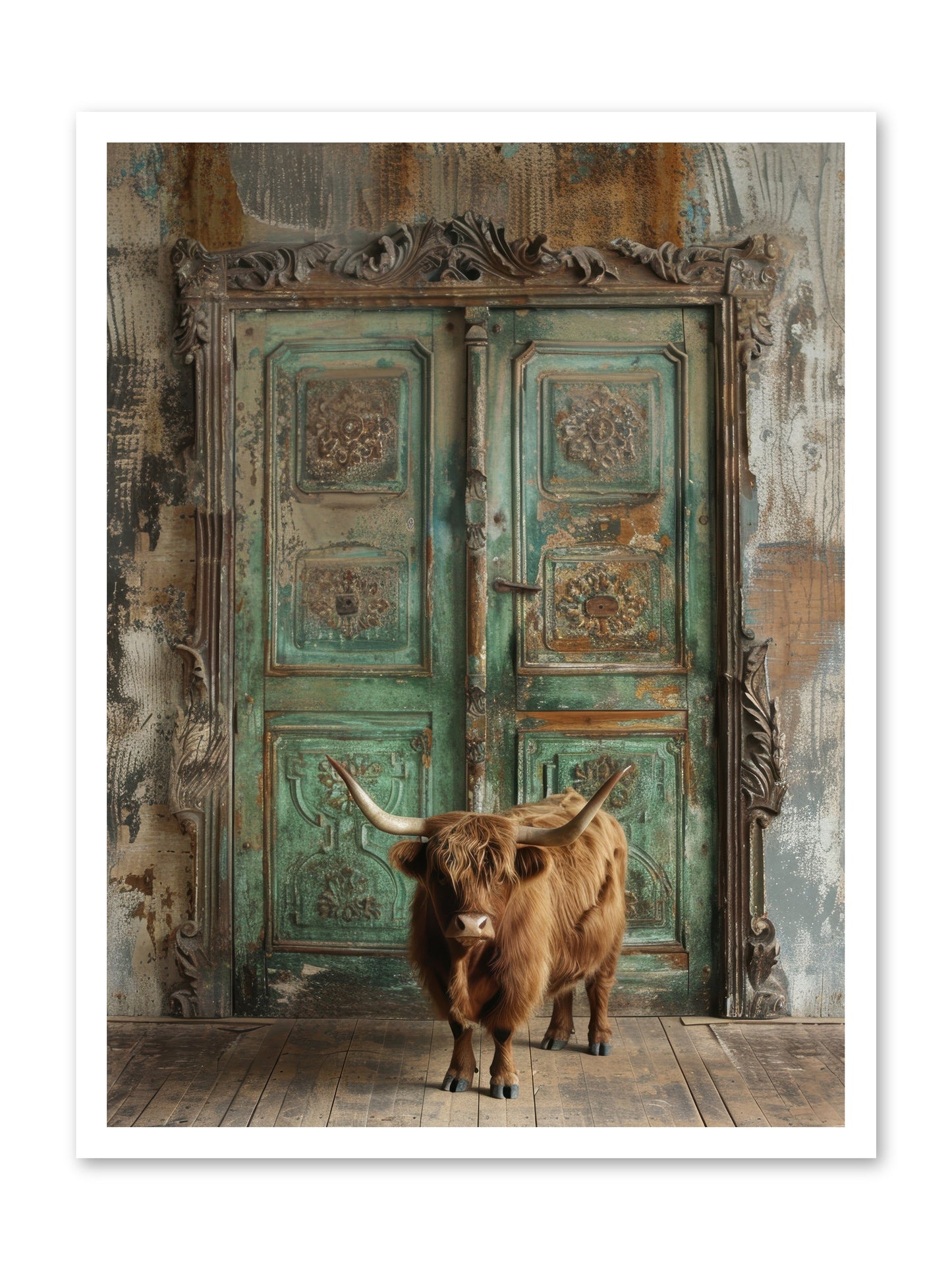 Rawhide Road -- Loose Canvas Print 24x32
