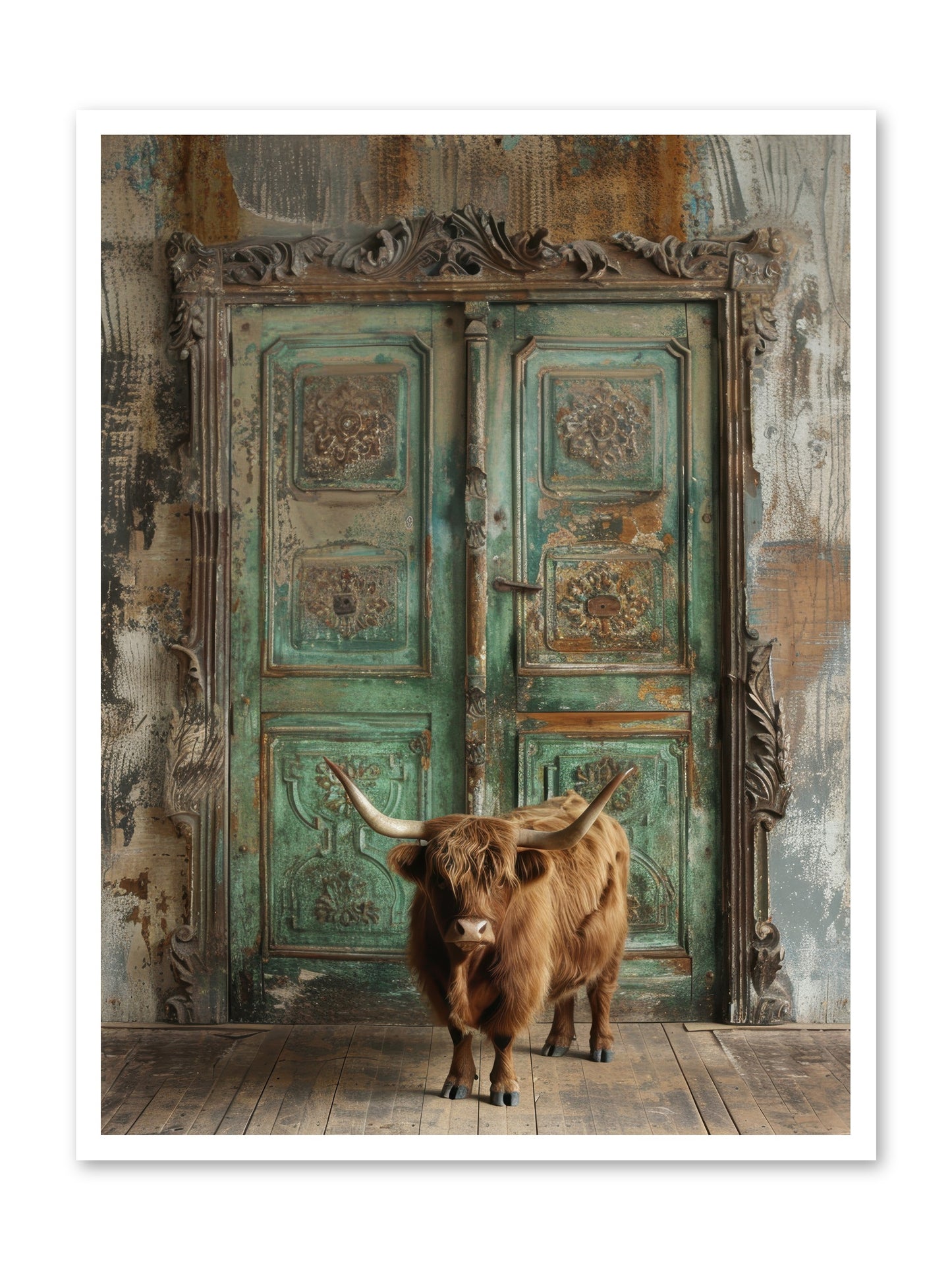 Rawhide Road -- Loose Canvas Print 30x40