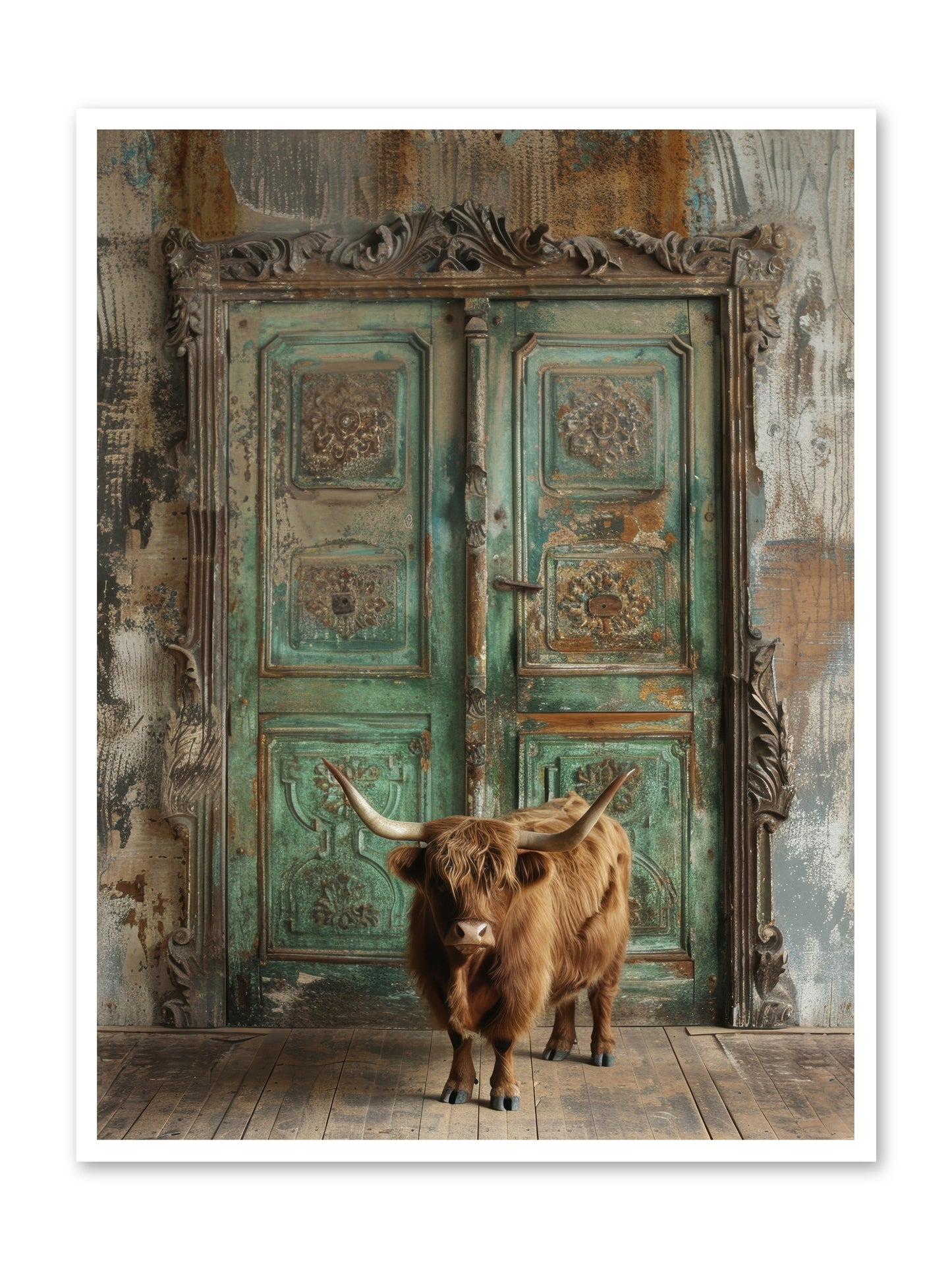 Rawhide Road -- Loose Canvas Print 36x48